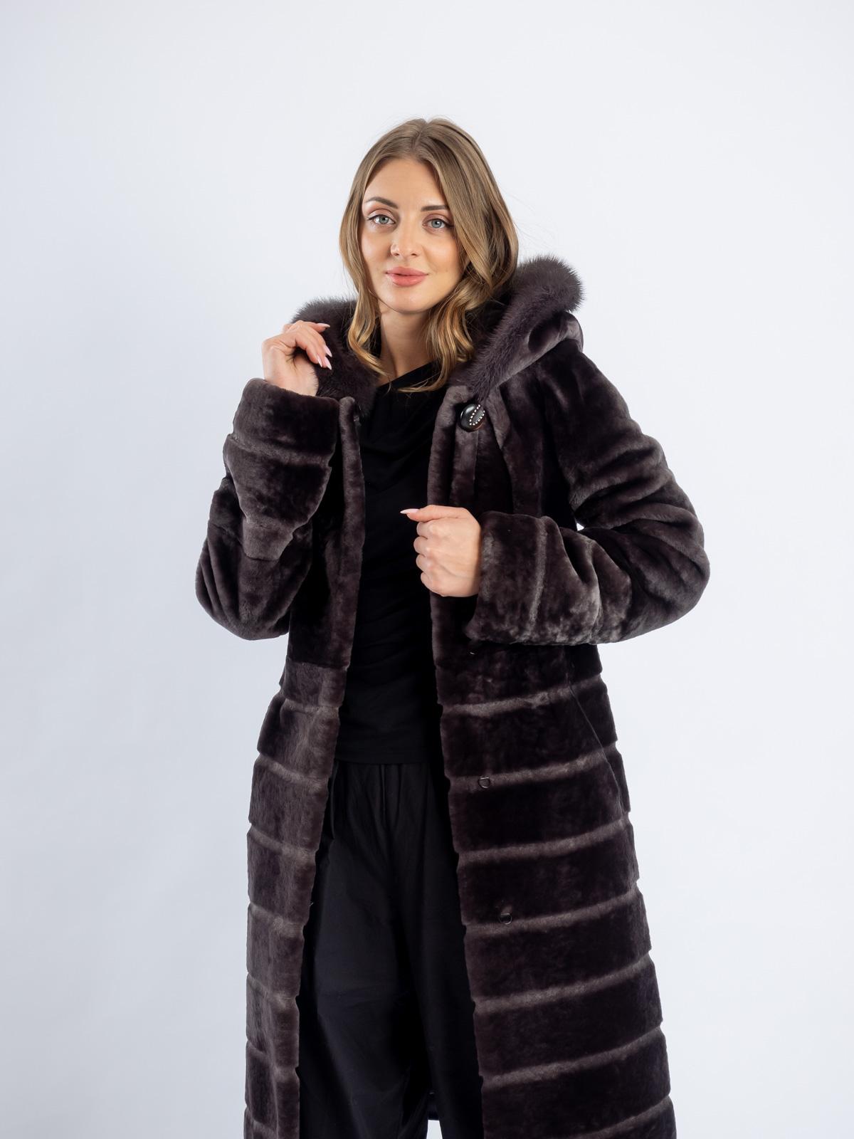 Шуба из меха овчины женская DF DANIEL FURS Д-56