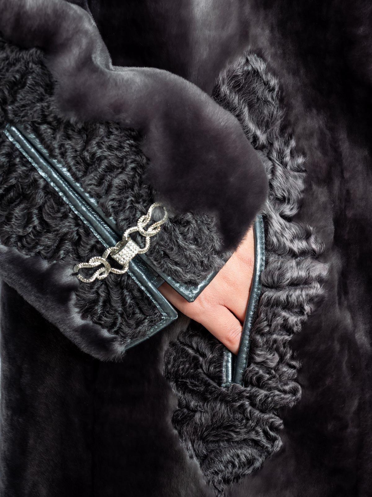 Шуба из меха овчины Bagira Queen M-111