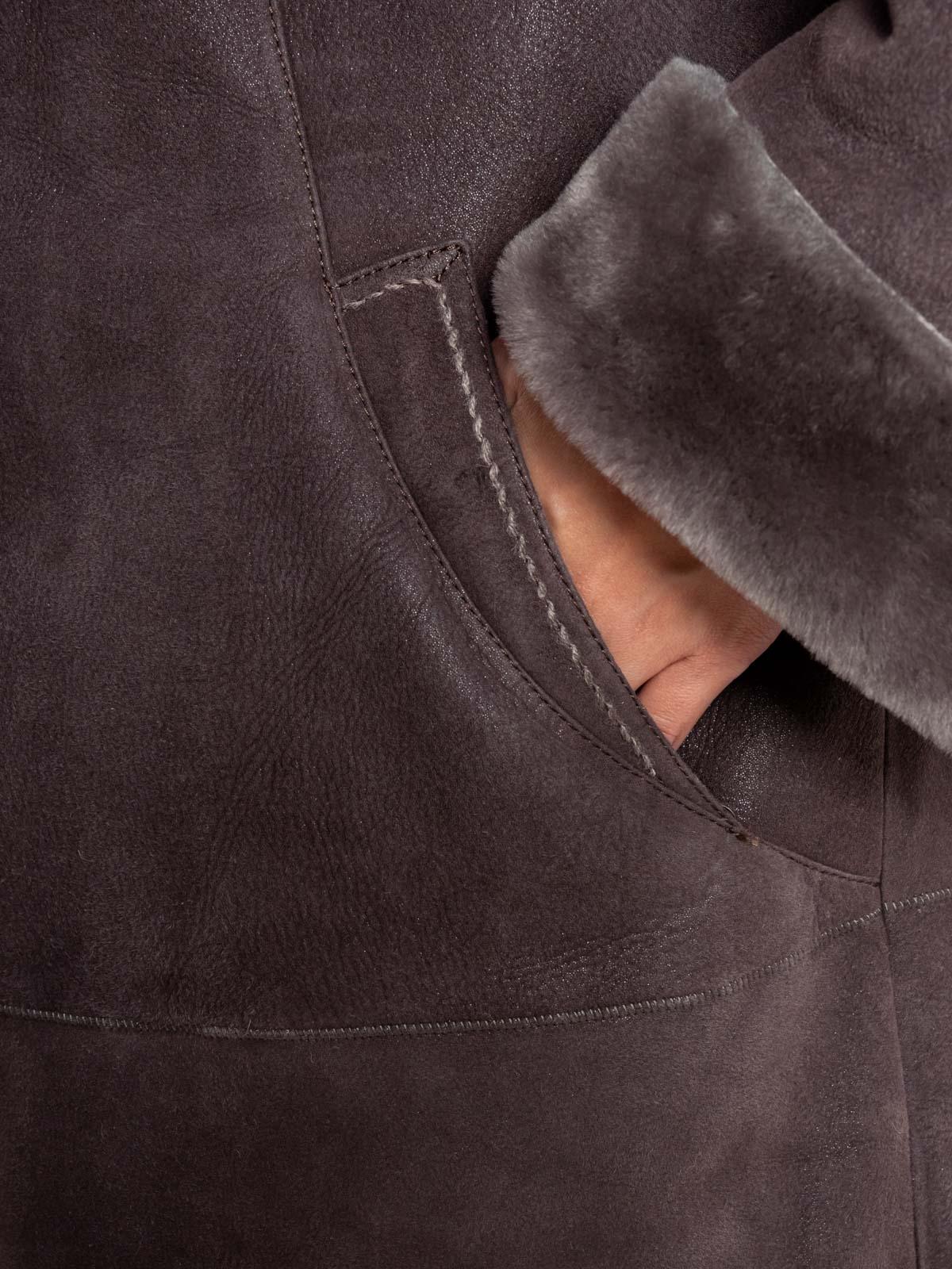 Дубленка из меха овчины DiAnna К-29039