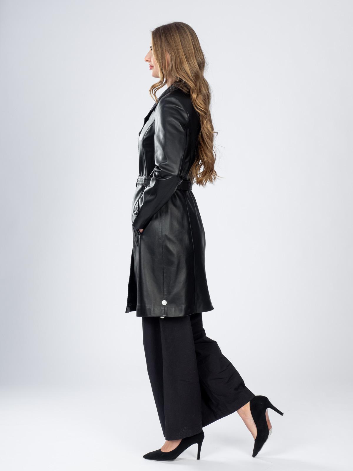 Пальто кожаное женское Viva Dolce Vita 88619