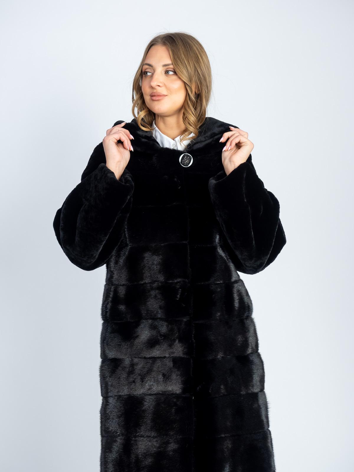 Шуба женская из меха овчины ADAM FURS Мариэтта