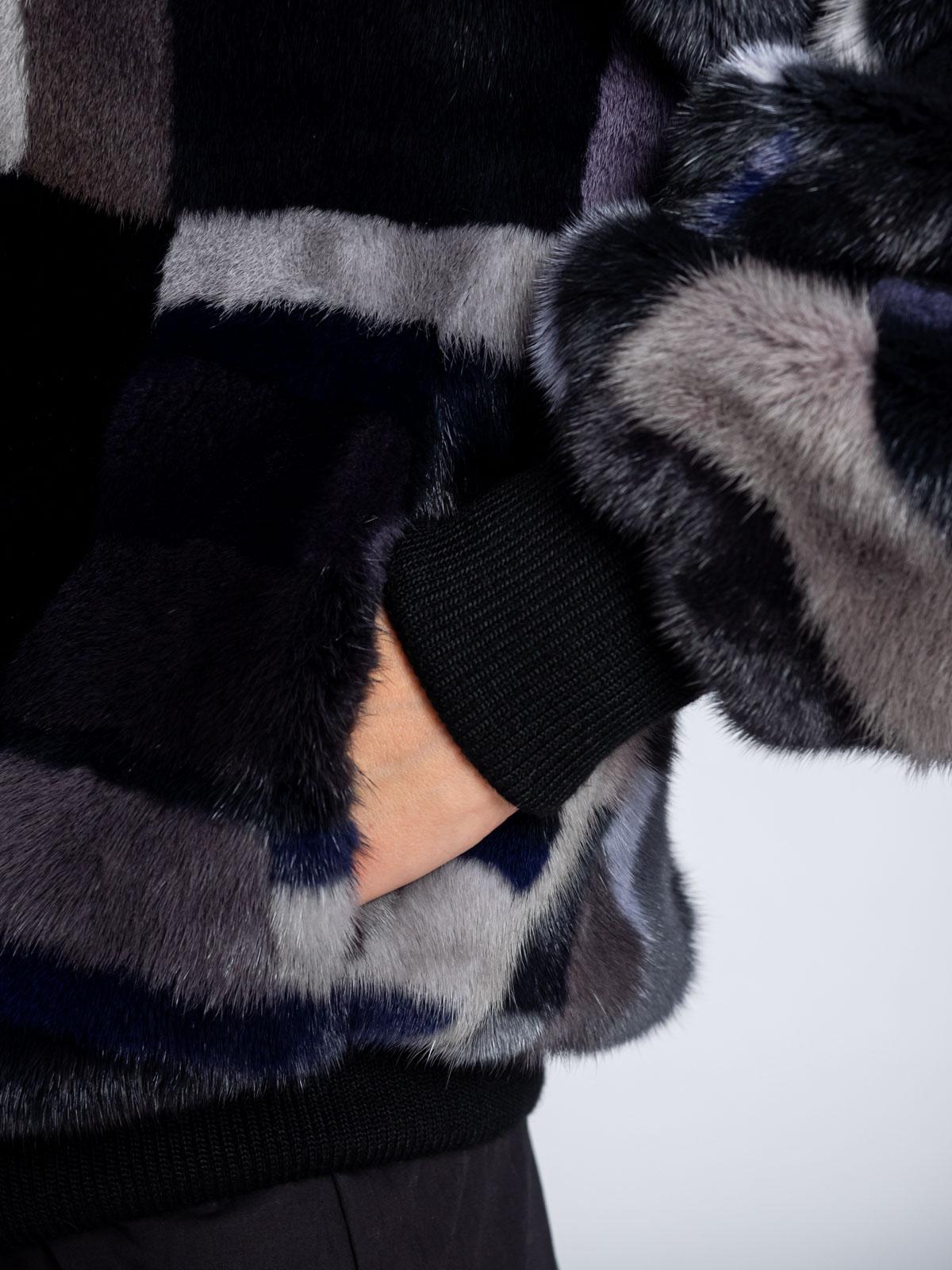 Норковый Бомбер Adelina Fur Collection