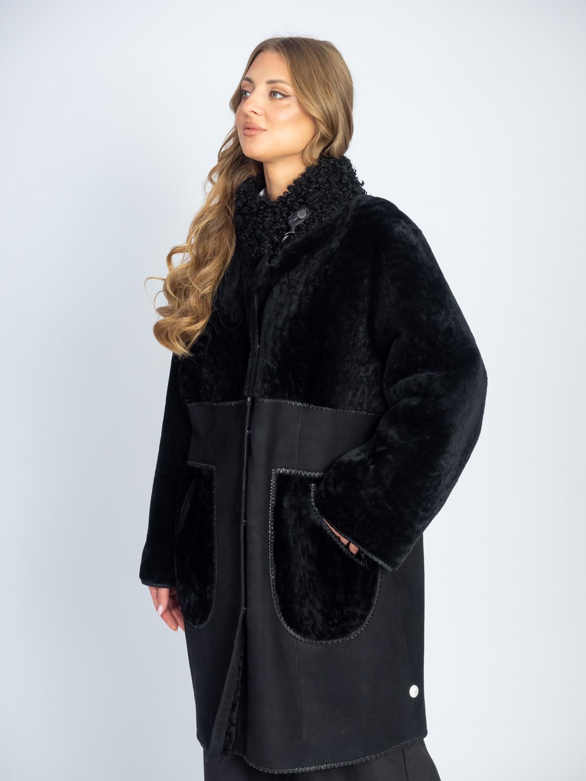 Дубленка из меха овчины Lindi West 7168-90KPST