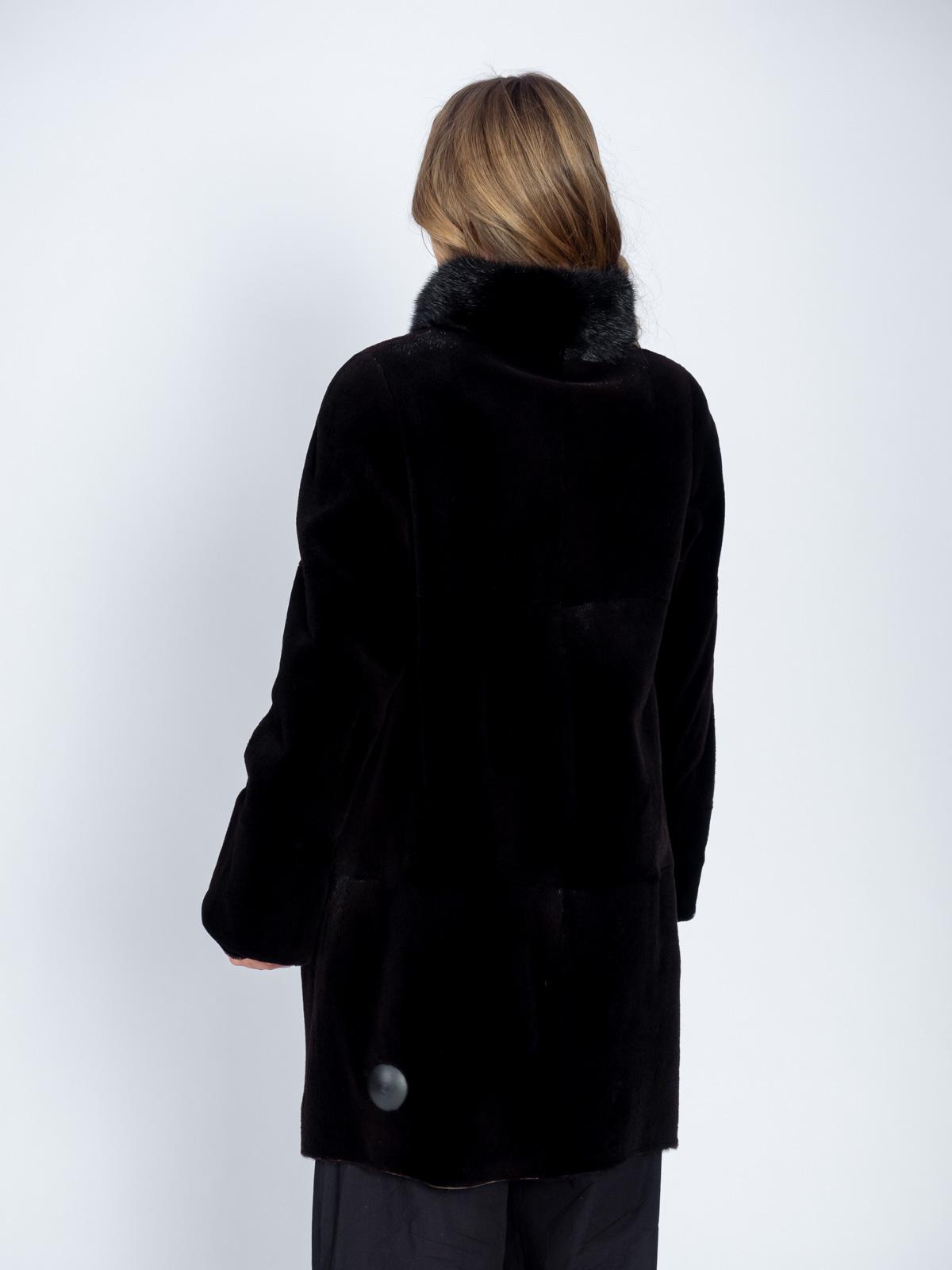 Шуба женская из меха нутрии Золотой Олимп Юлия