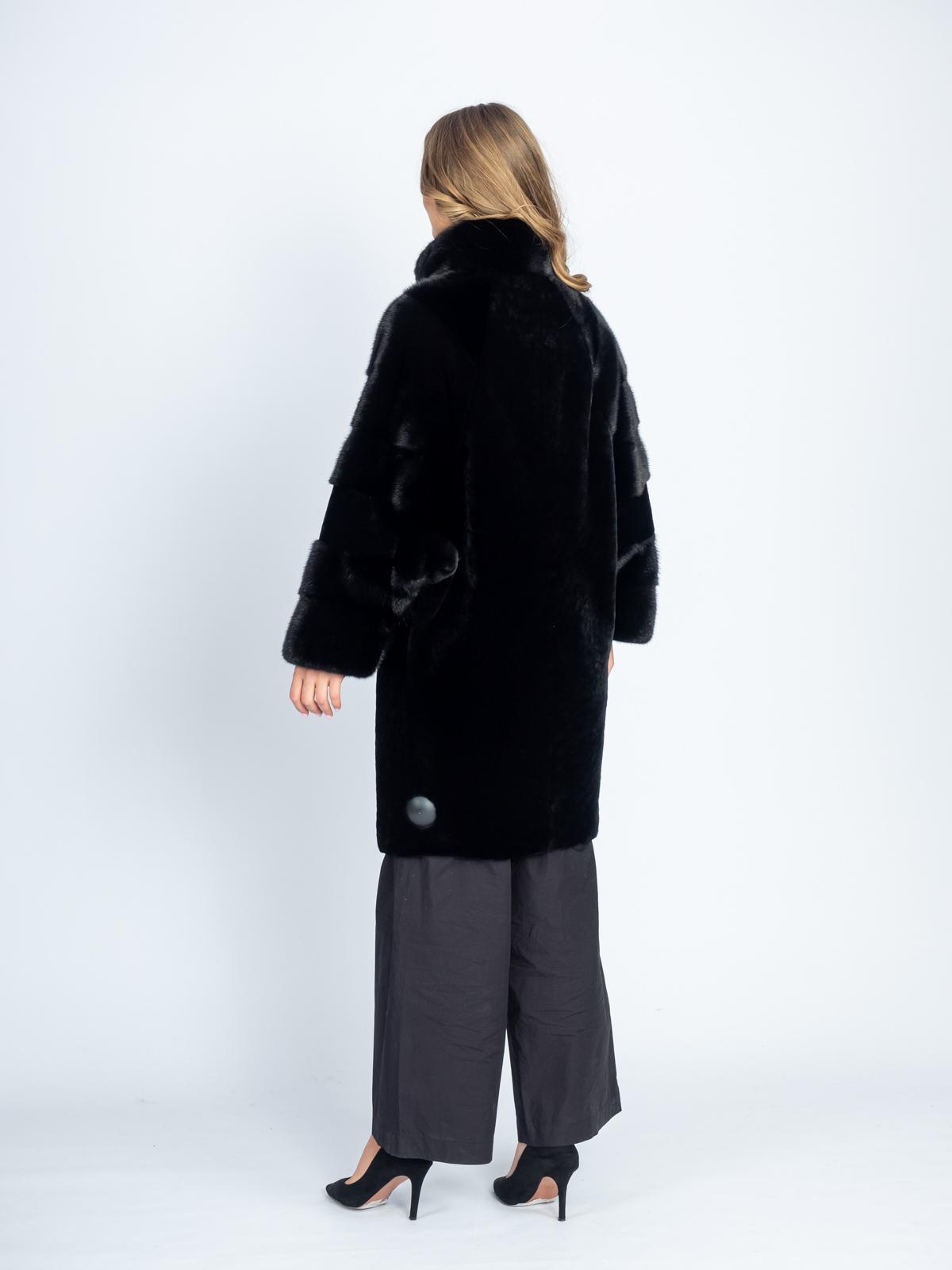 Шуба  женская из меха овчины ADAM FURS Божена