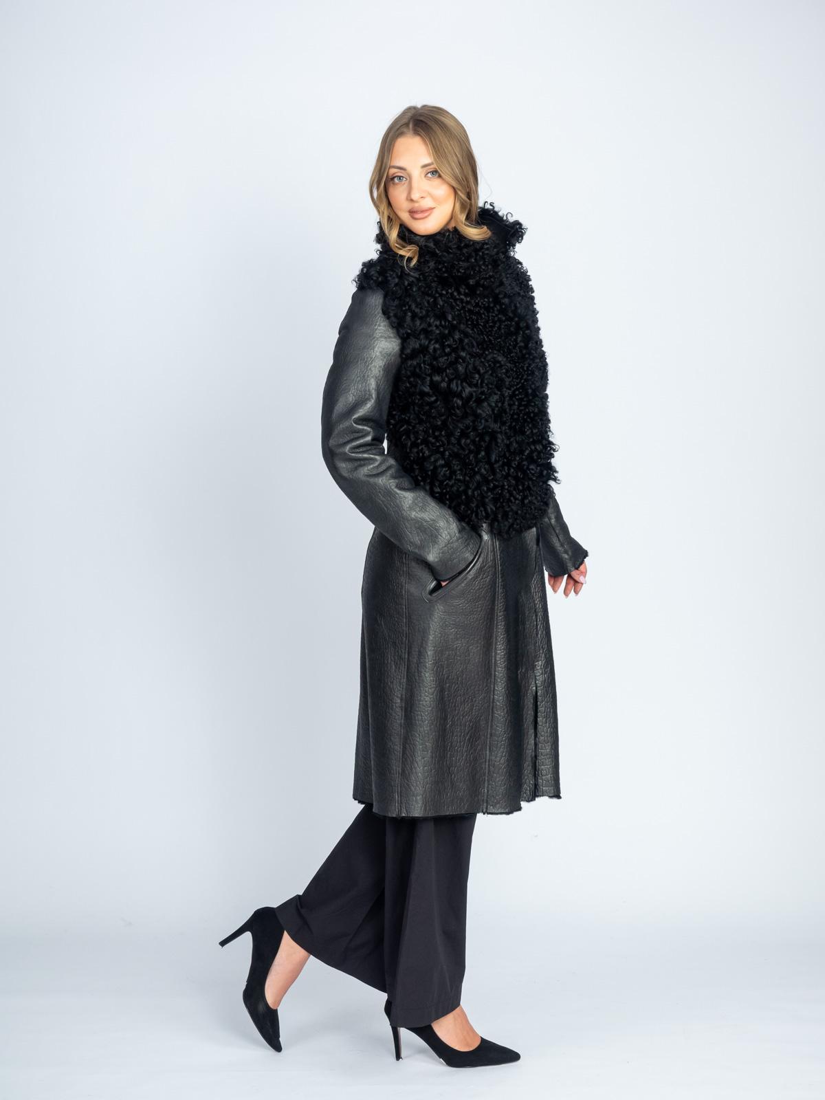 Дубленка из меха овчины Diva's 17-1603