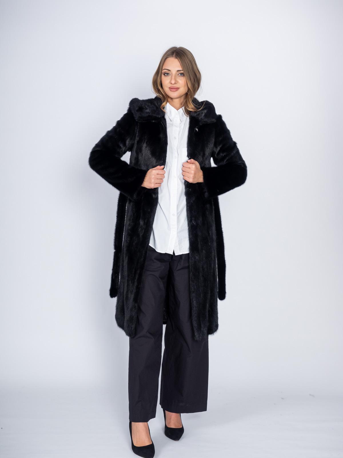 Шуба норковая женская Классика Френч роспуск