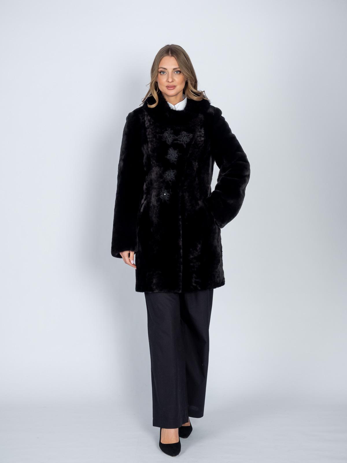 Шуба из меха овчины женская ADAM FURS Грейс