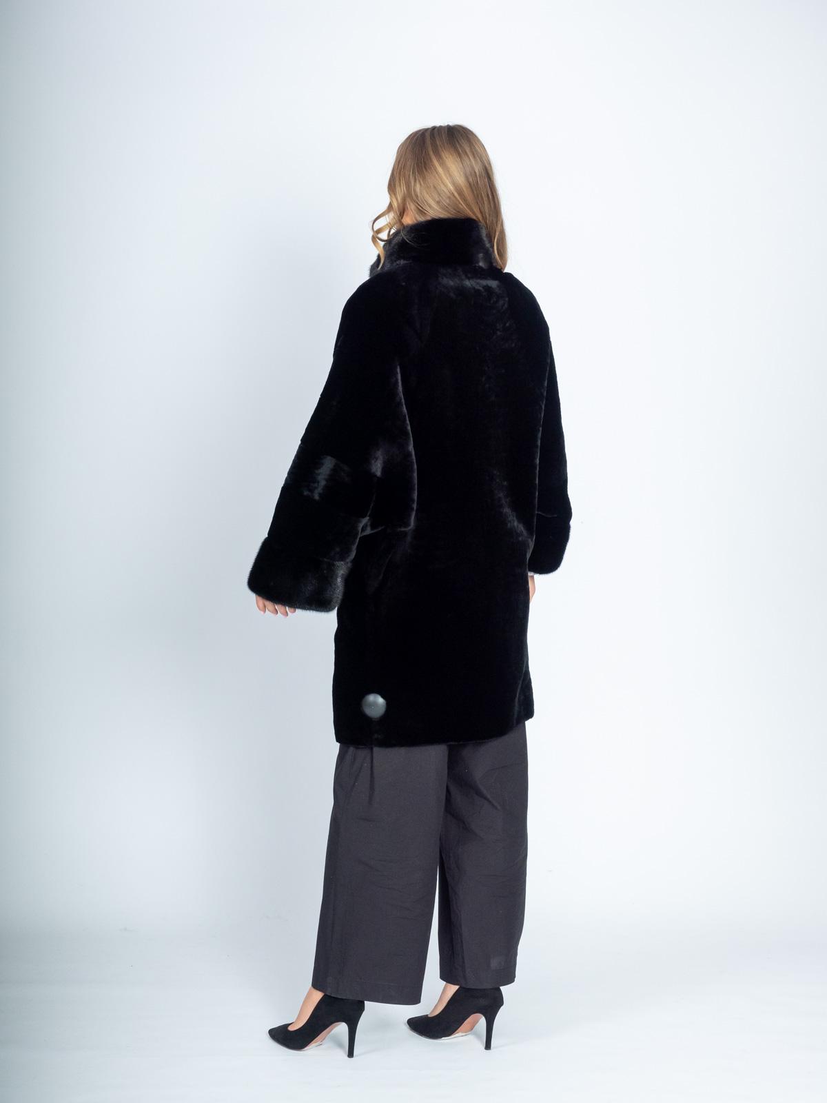 Шуба из меха овчины ADAM FURS Лайма