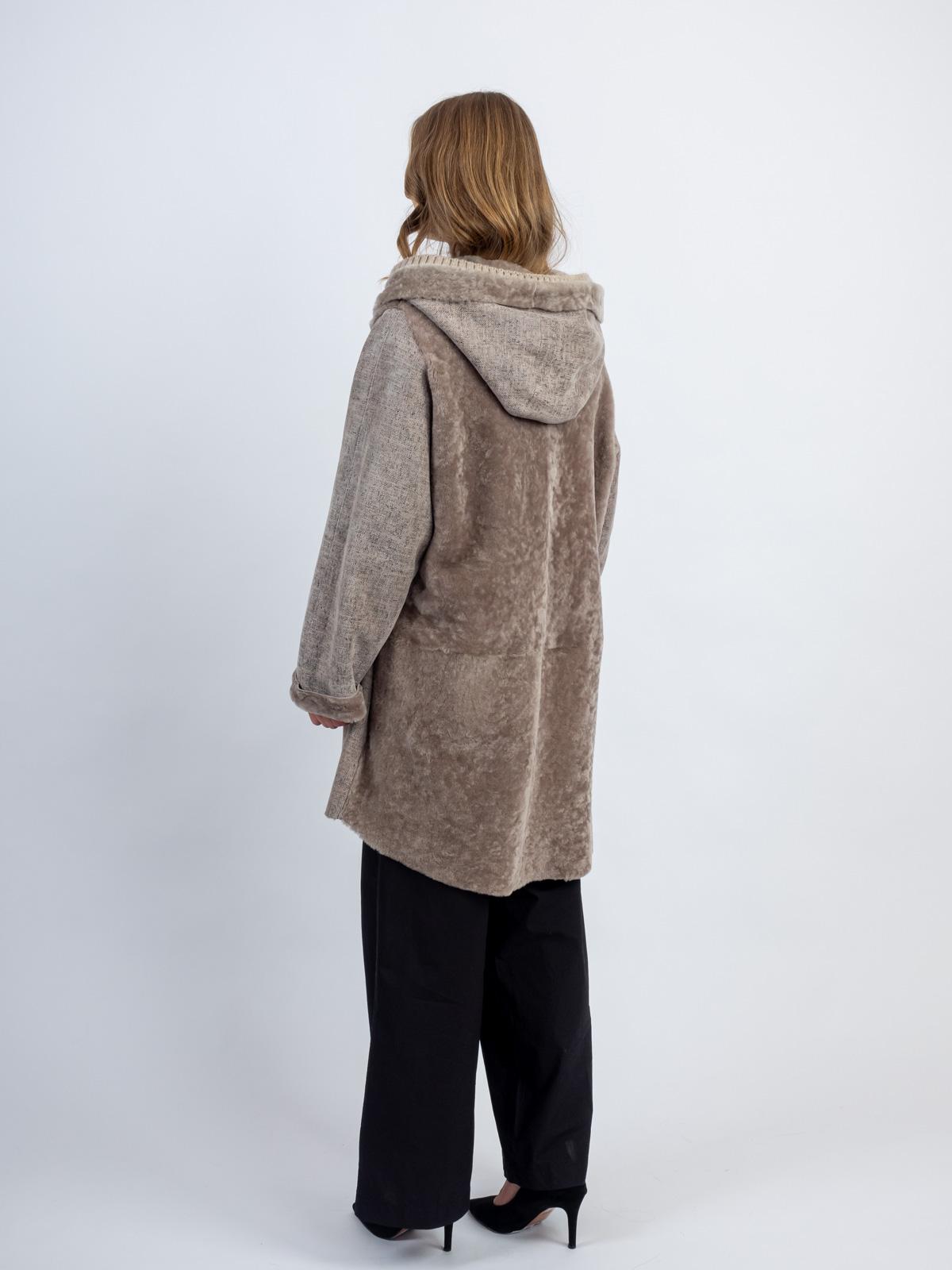 Дубленка женская из меха овчины LINDI WEST 7133-92