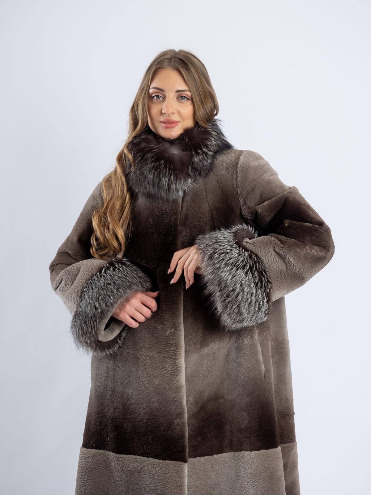 Шуба из меха бобра Меха России 392