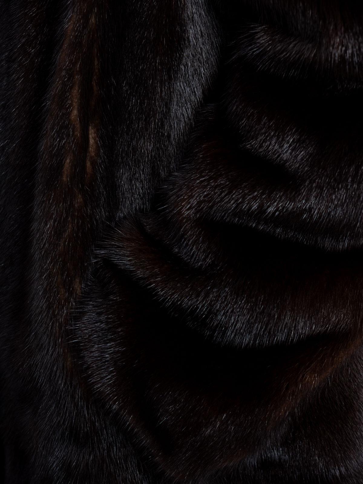 Шуба норковая Классика Трапеция пластины