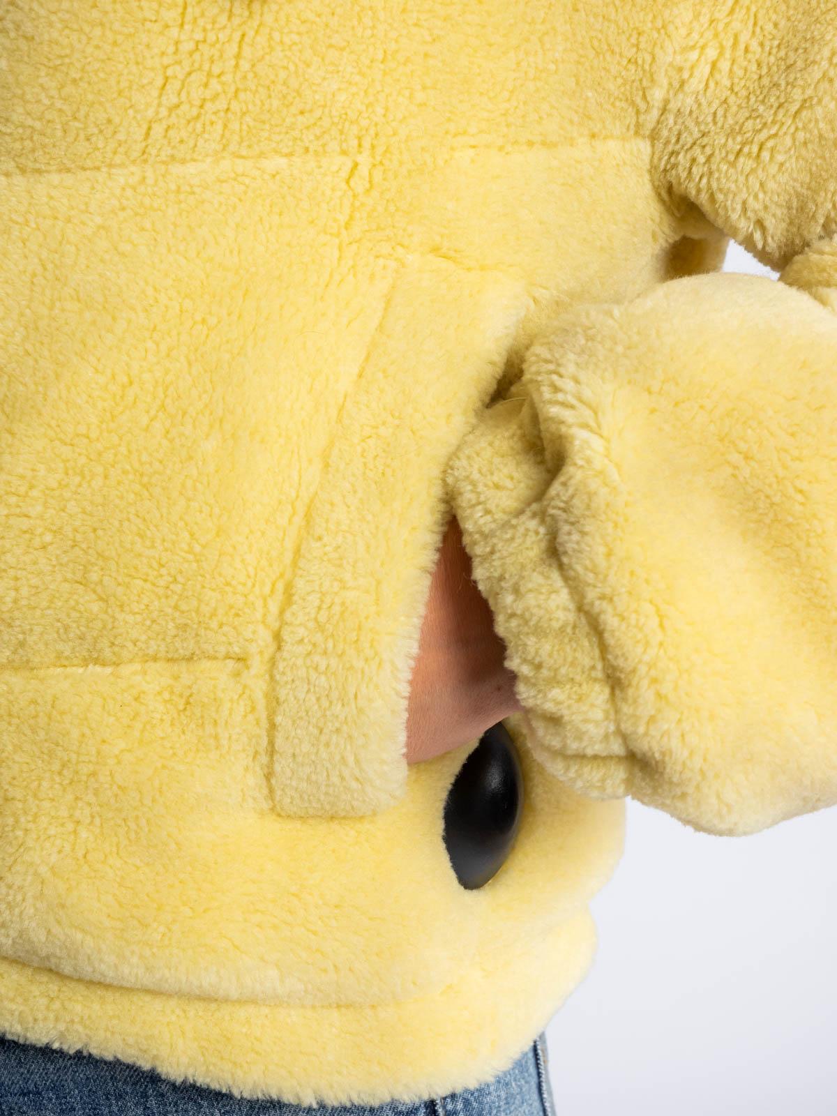 Пуховик из натуральной шерсти Adelina Fur Collection И-35