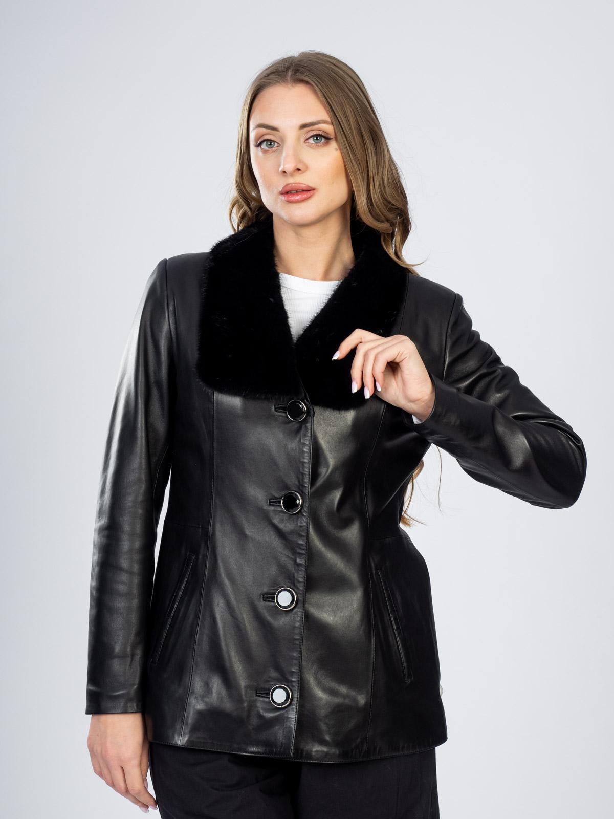 Куртка женская из натуральной кожи FASHION STAR 633