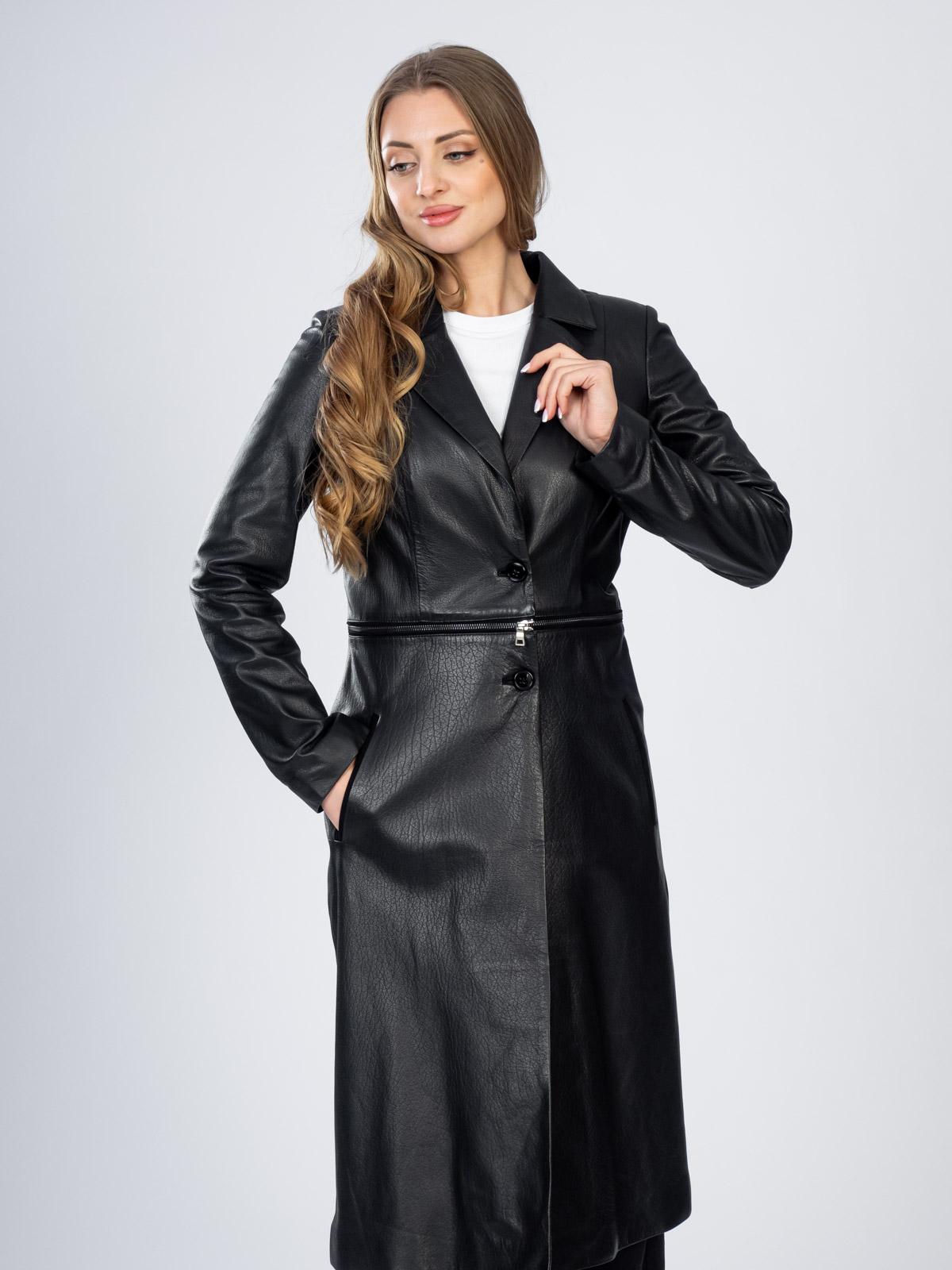 Плащ женский из натуральной кожи Tony Grazza 4622