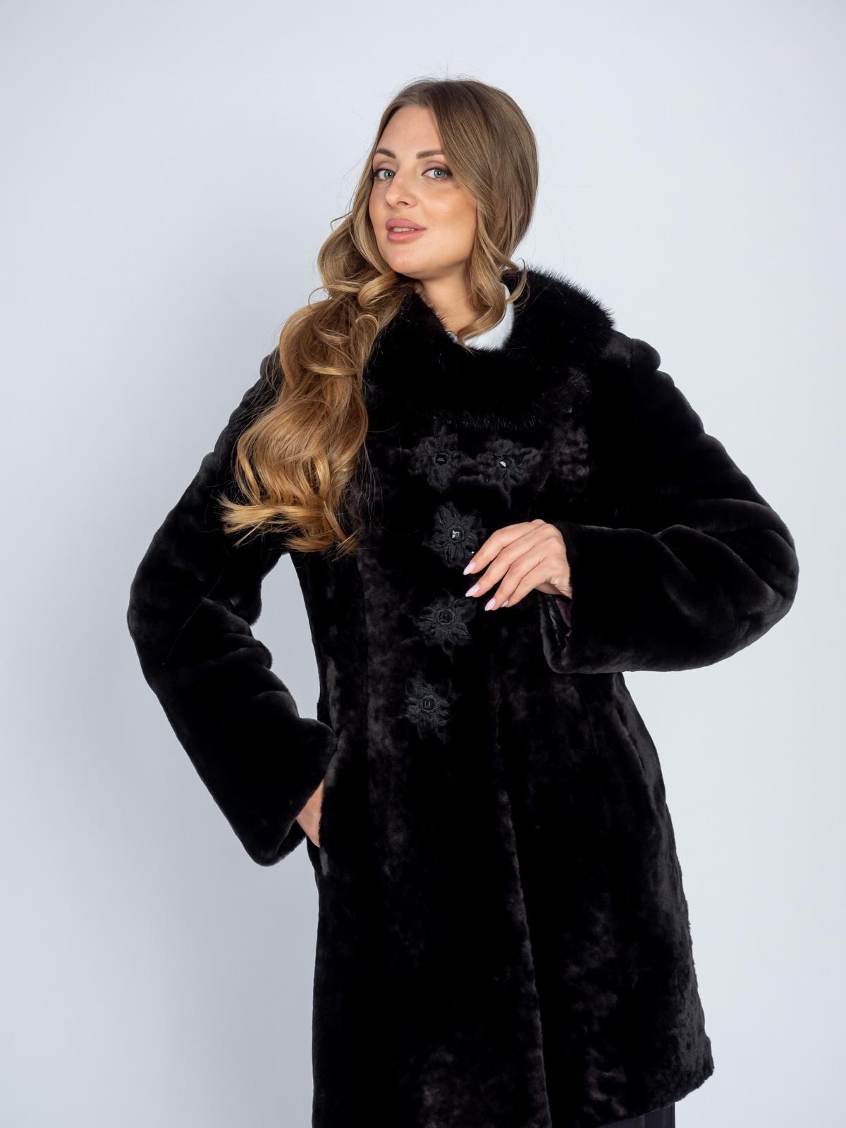 Шуба из меха овчины женская ADAM FURS Грейс