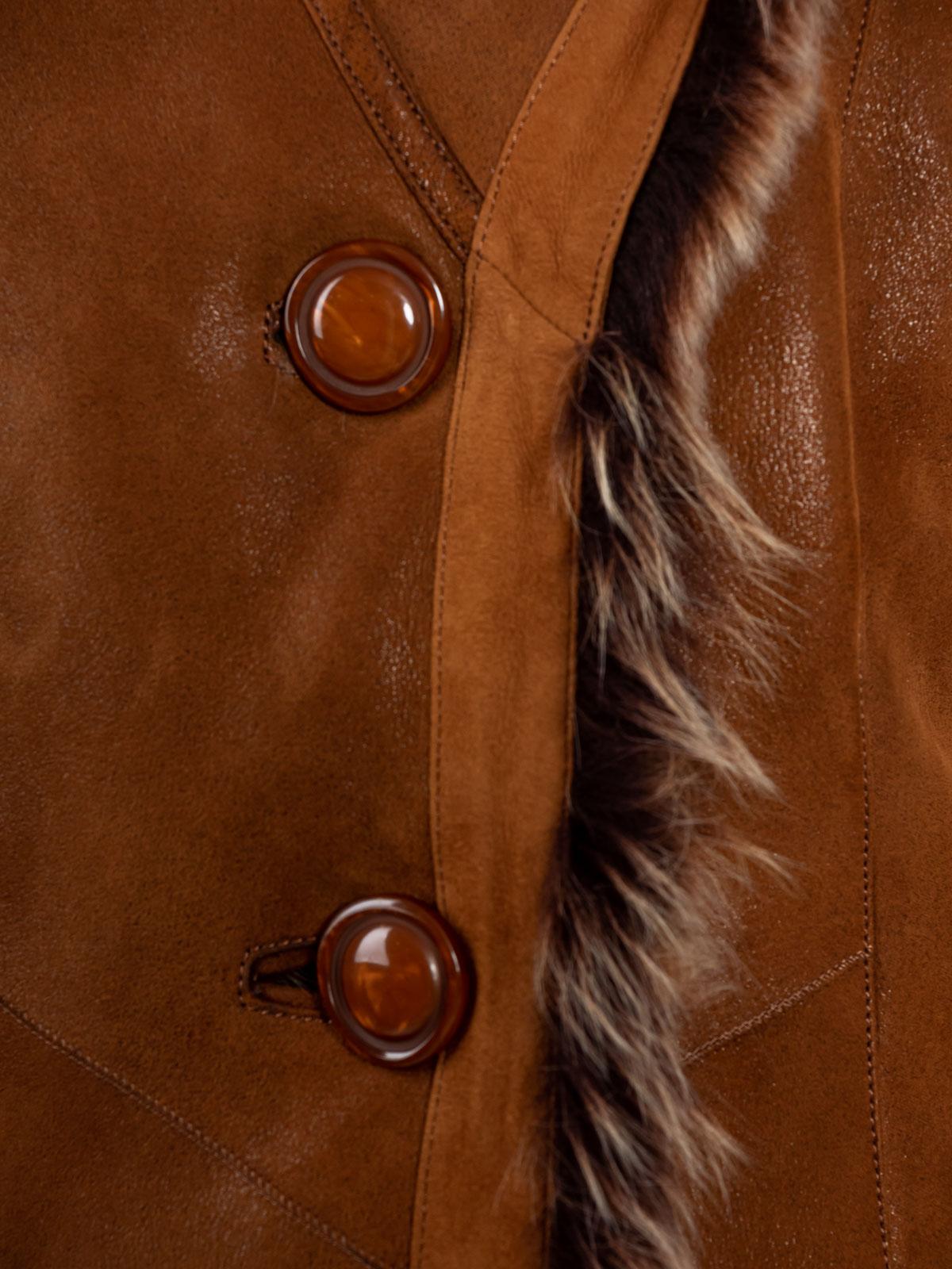 Дубленка женская из овчины Branco pelle S-2287