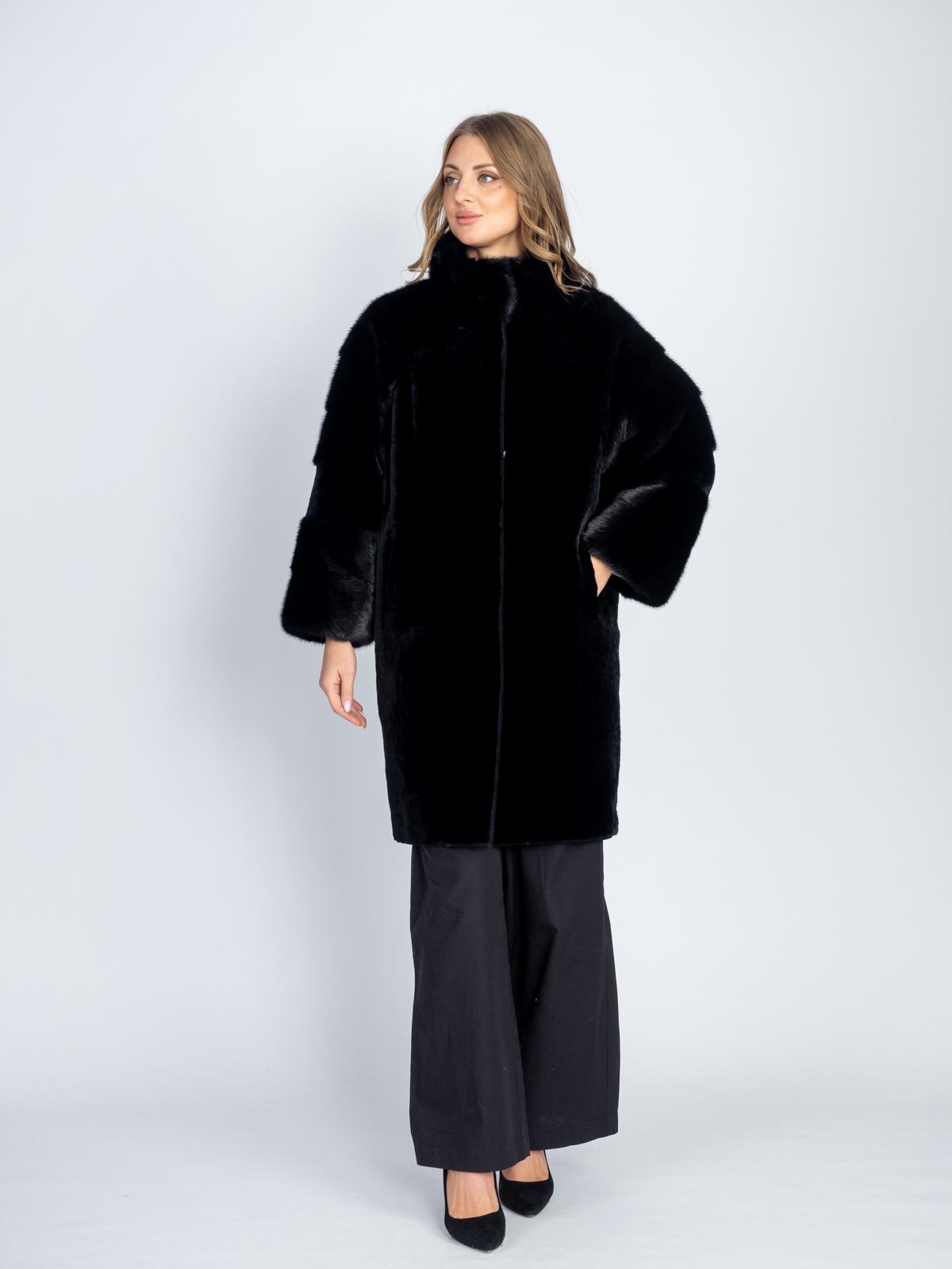 Шуба женская из меха овчины ADAM FURS Божена