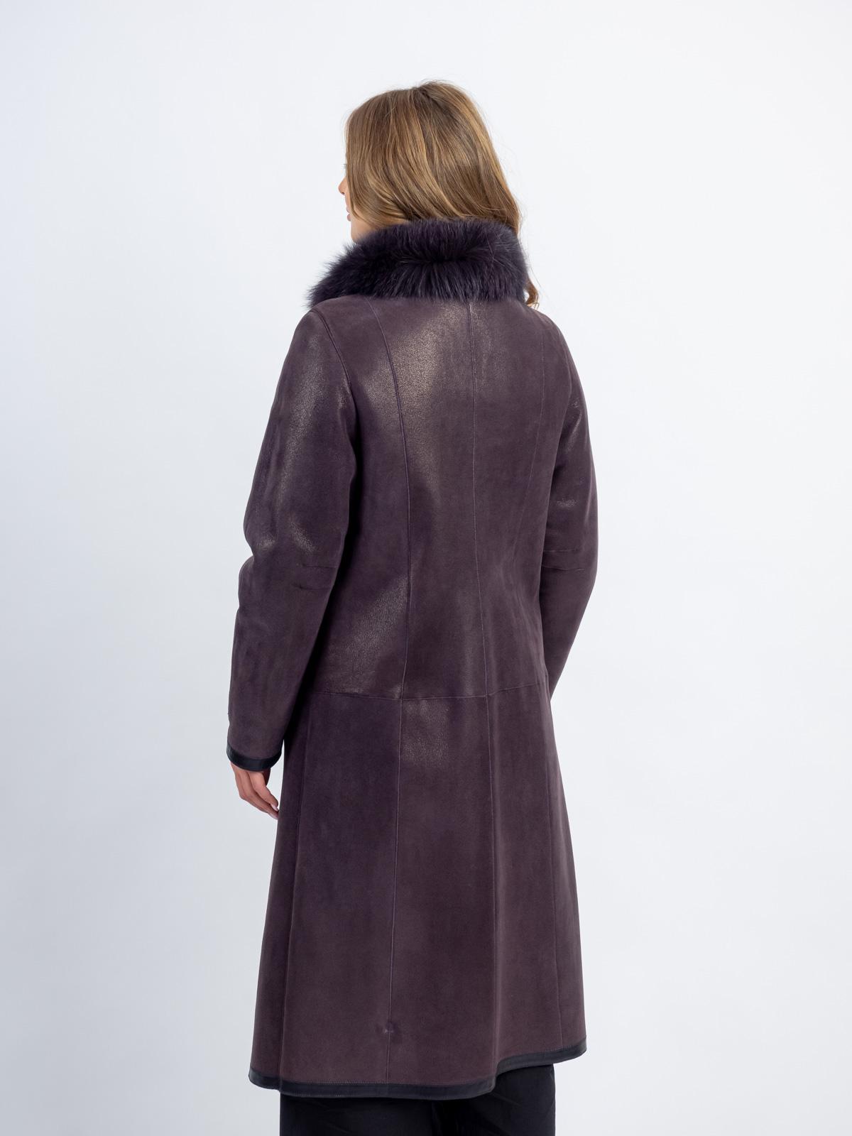 Дубленка женская из меха овчины LINDI WEST 4096-110T