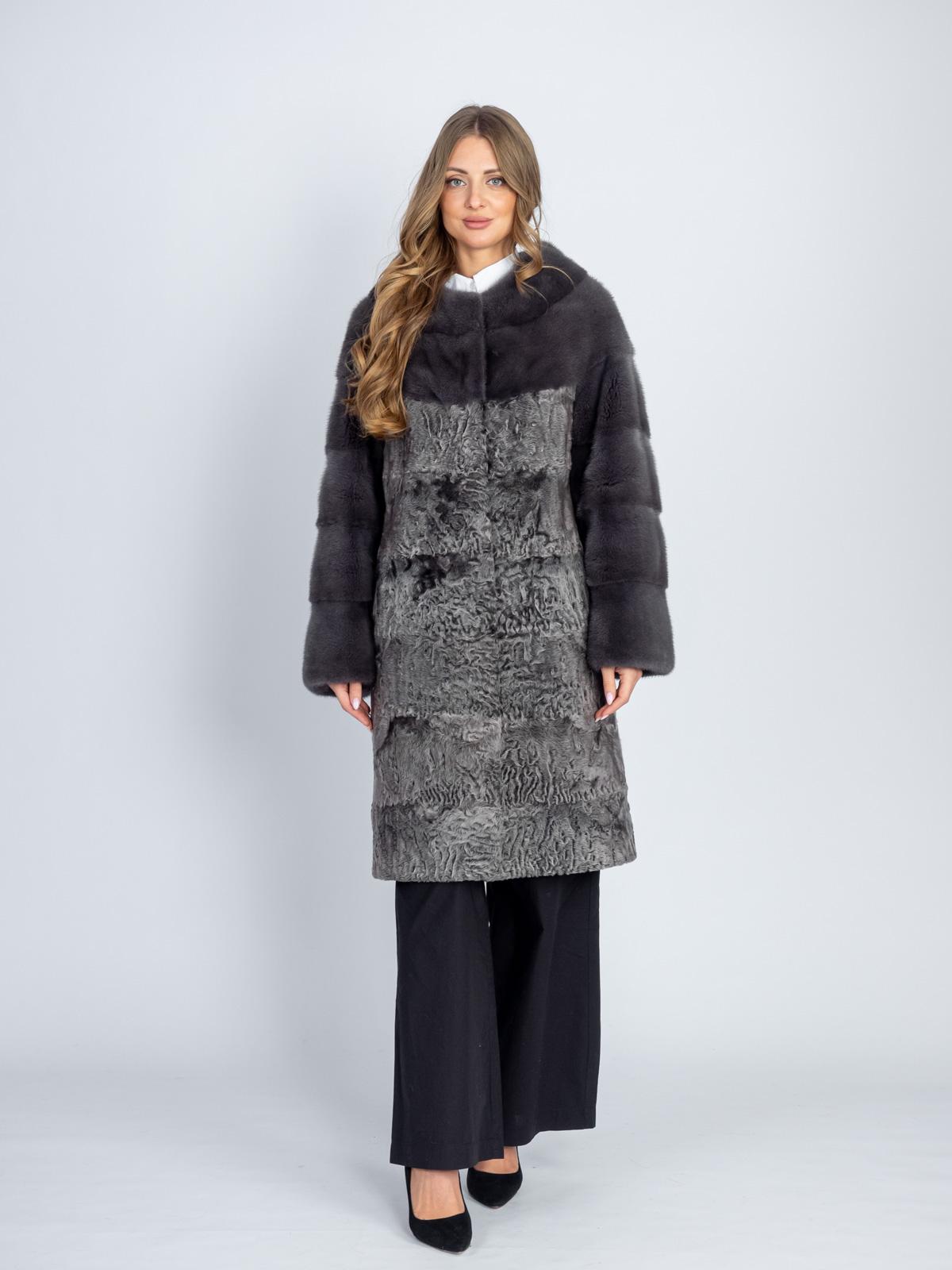 Шуба из меха каракуля Alex Шанель-Блюз 
