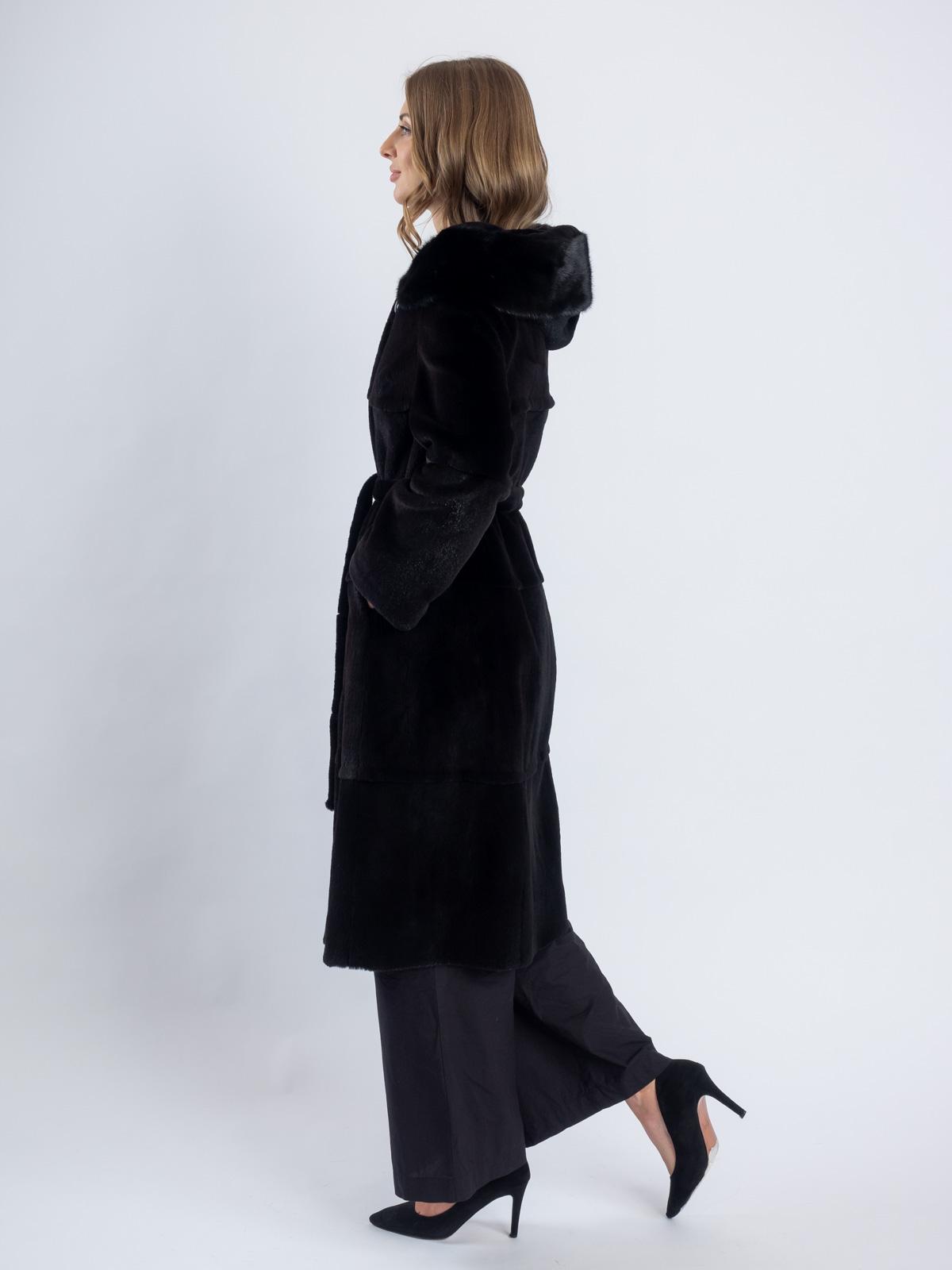 Шуба из меха нутрии женская Alex Милана