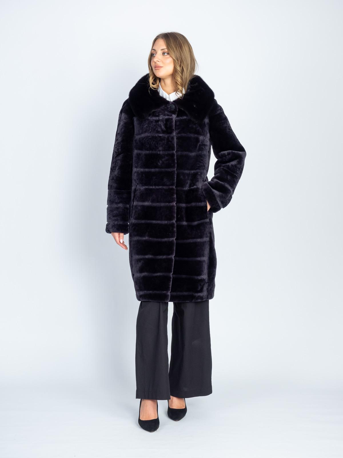 Шуба женская из меха овчины Emilio Furs 3СД-5748