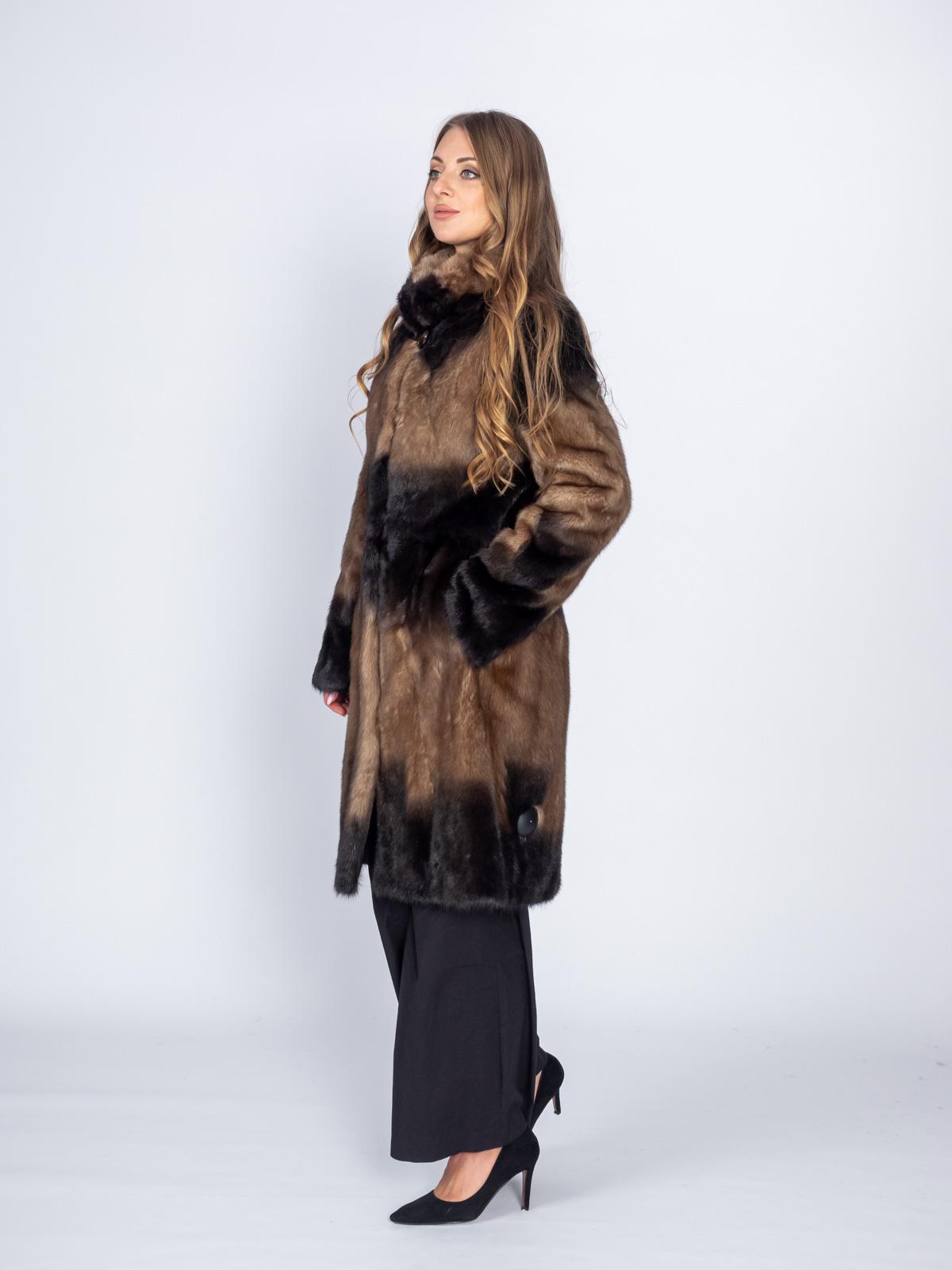 Шуба норковая Классика Прямая пластины