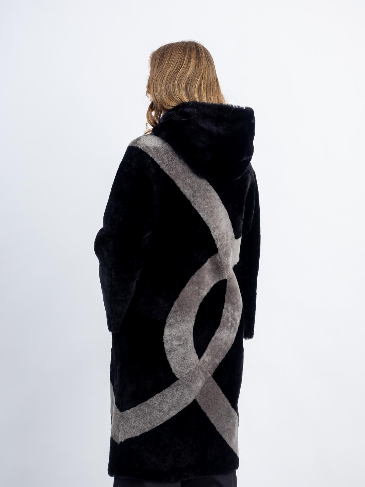 Дубленка женская из меха овчины двухсторонняя Mefi K-1770