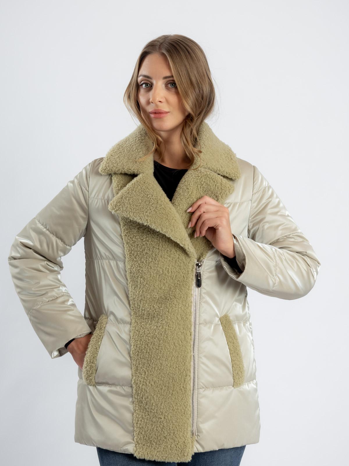 Куртка женская из экомеха керли REBBEKA Q-185