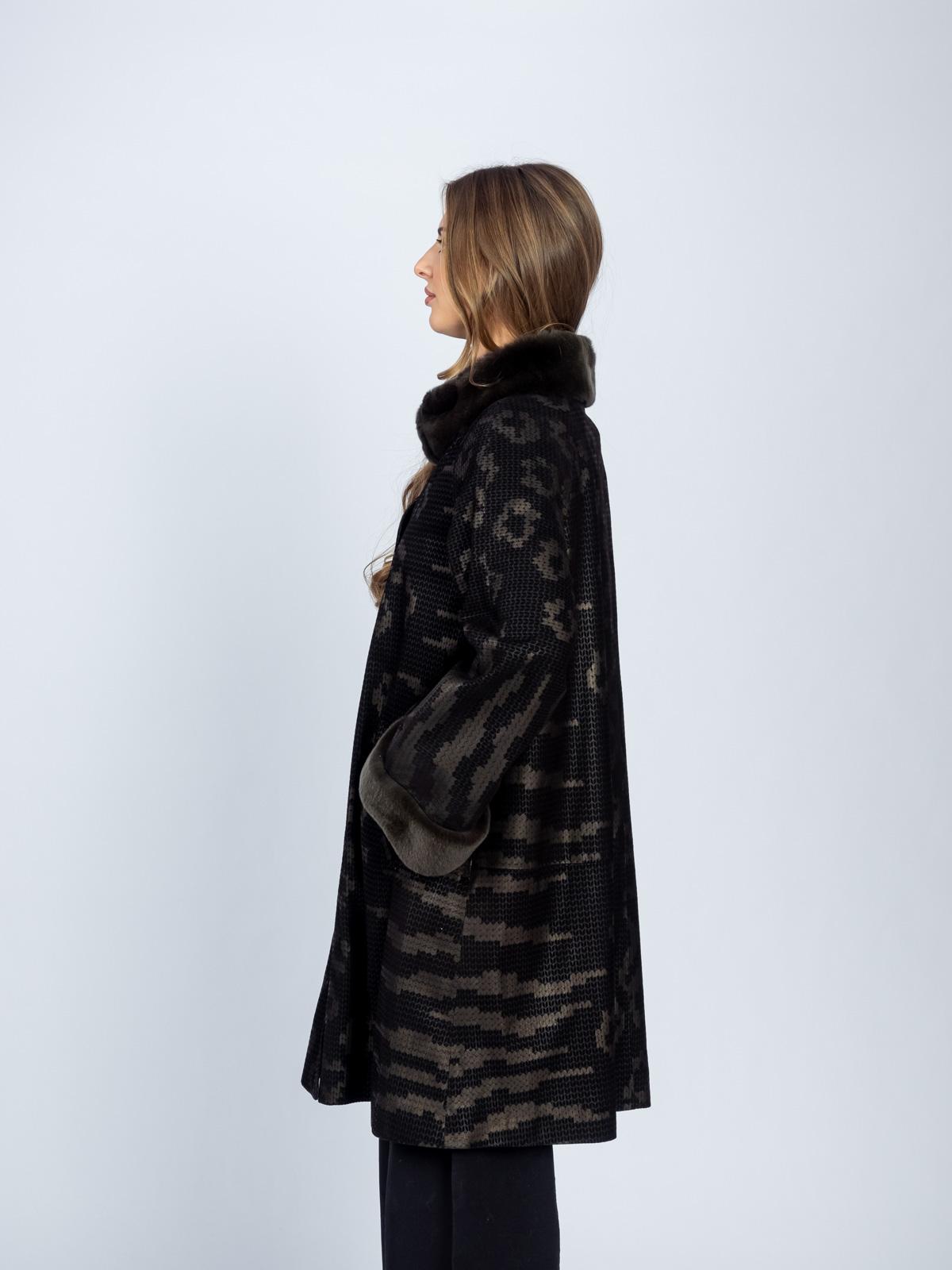 Плащ женский из натуральной кожи Boni Pelle 13Z570-67