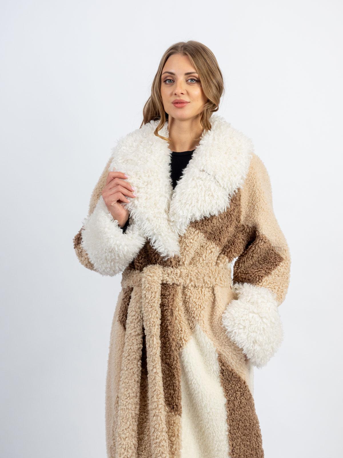 Шуба из эко-меха Adelina Fur Collection Лаура И-49