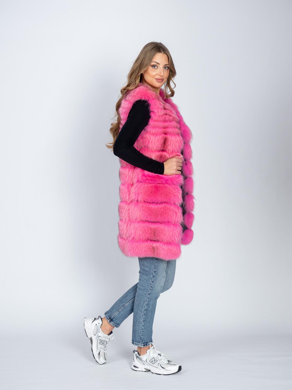 Жилет женский из меха песца Меха России П 3