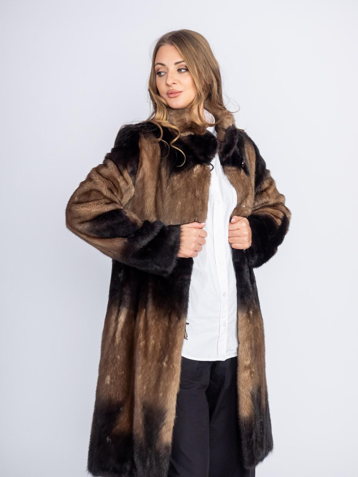 Шуба норковая Классика Прямая пластины