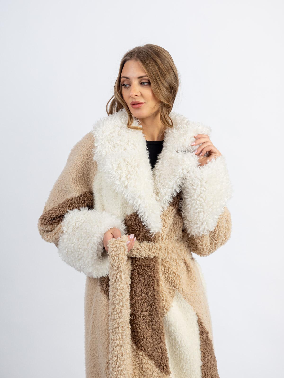 Шуба из эко-меха Adelina Fur Collection Лаура И-49