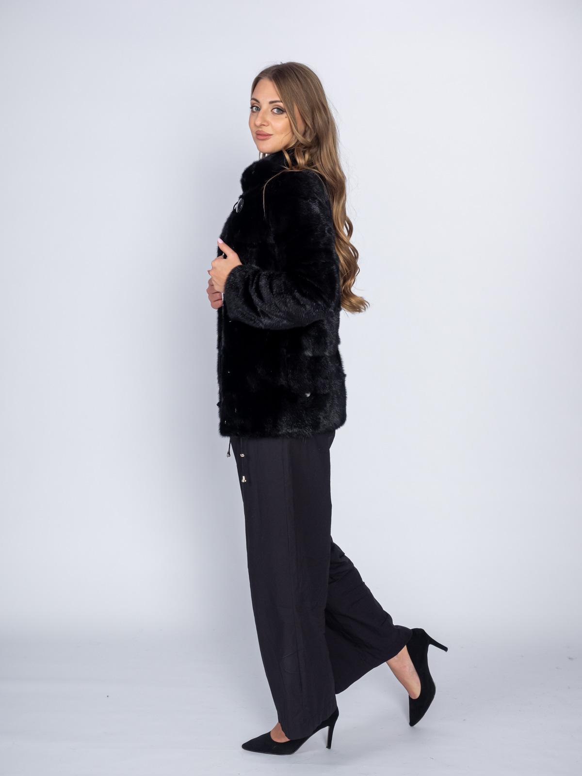 Шуба норковая Классика Поперечка