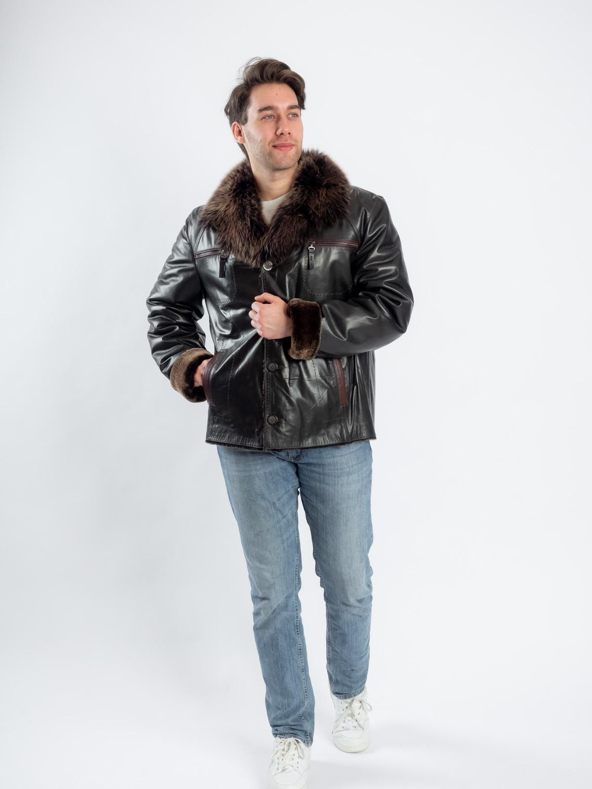 Дубленка с подкладом из овчины Fabio Fischer DK 486