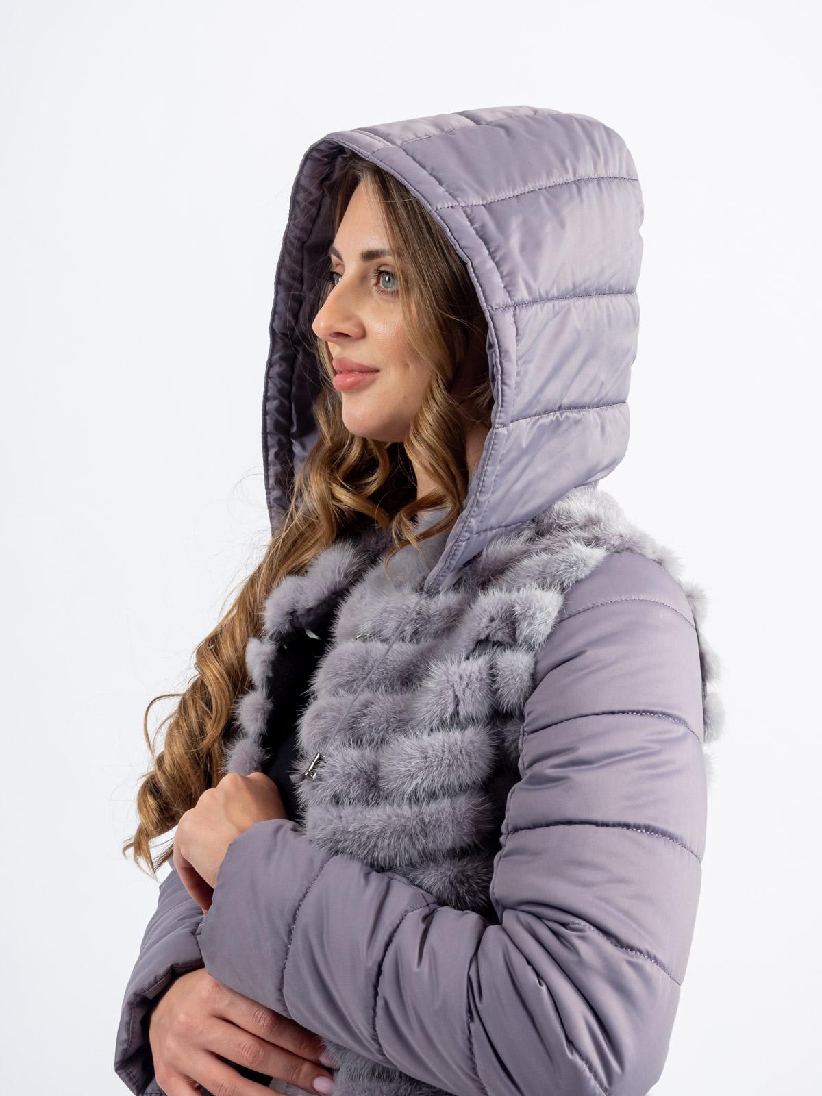 Пальто из меха норки 006 