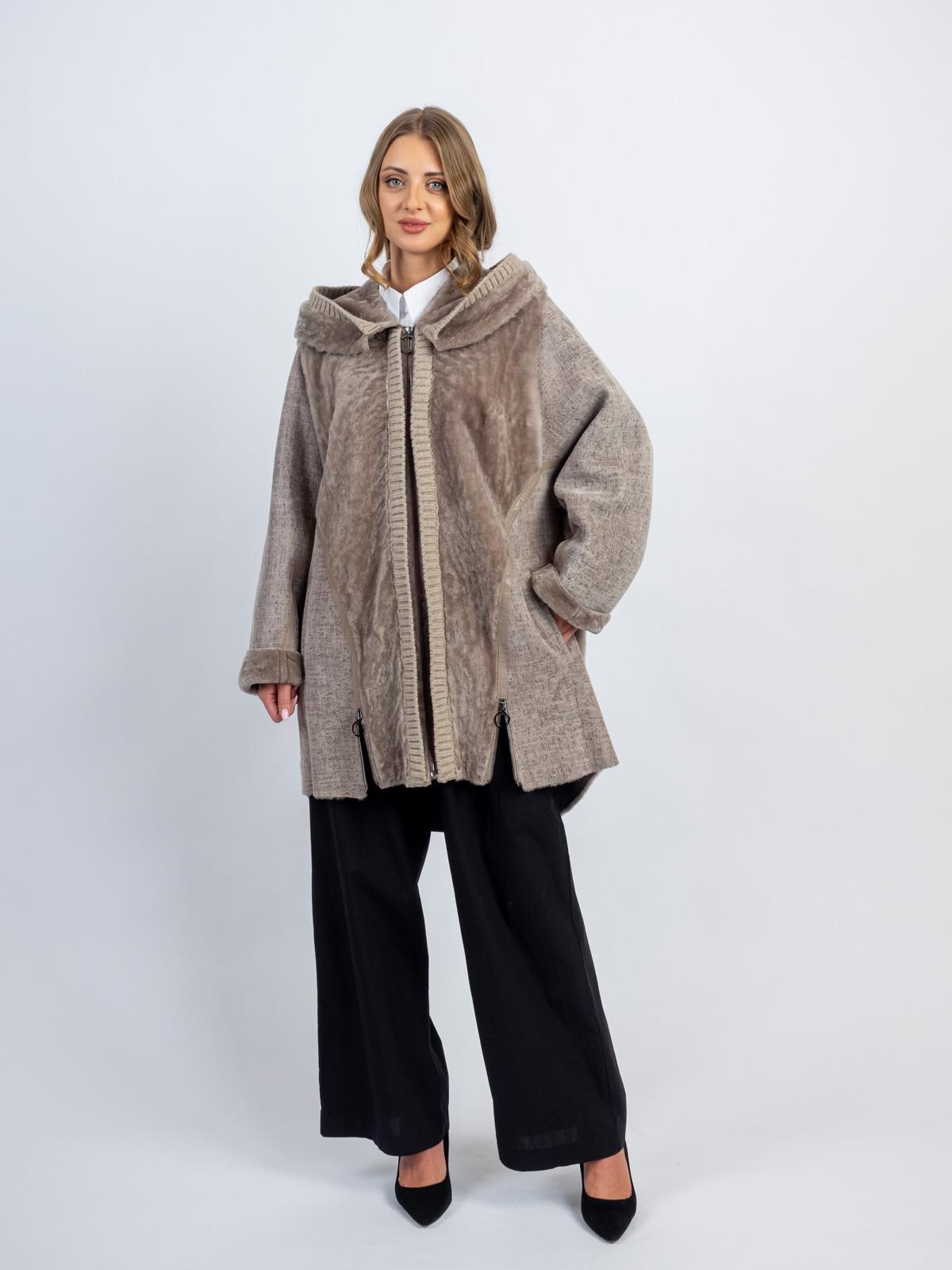 Дубленка женская из меха овчины LINDI WEST 7133-92