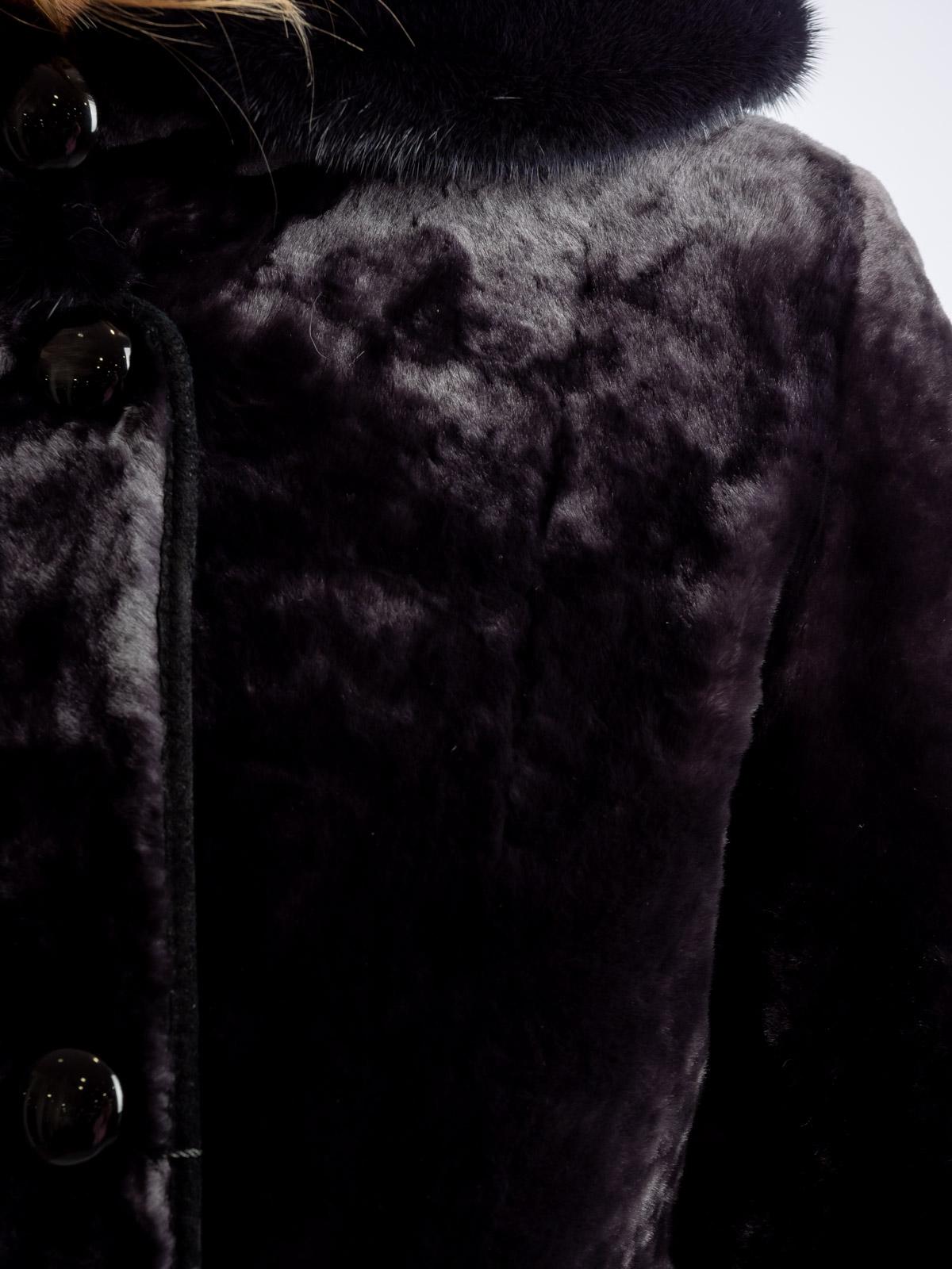 Шуба женская из меха овчины МиРель 709-М