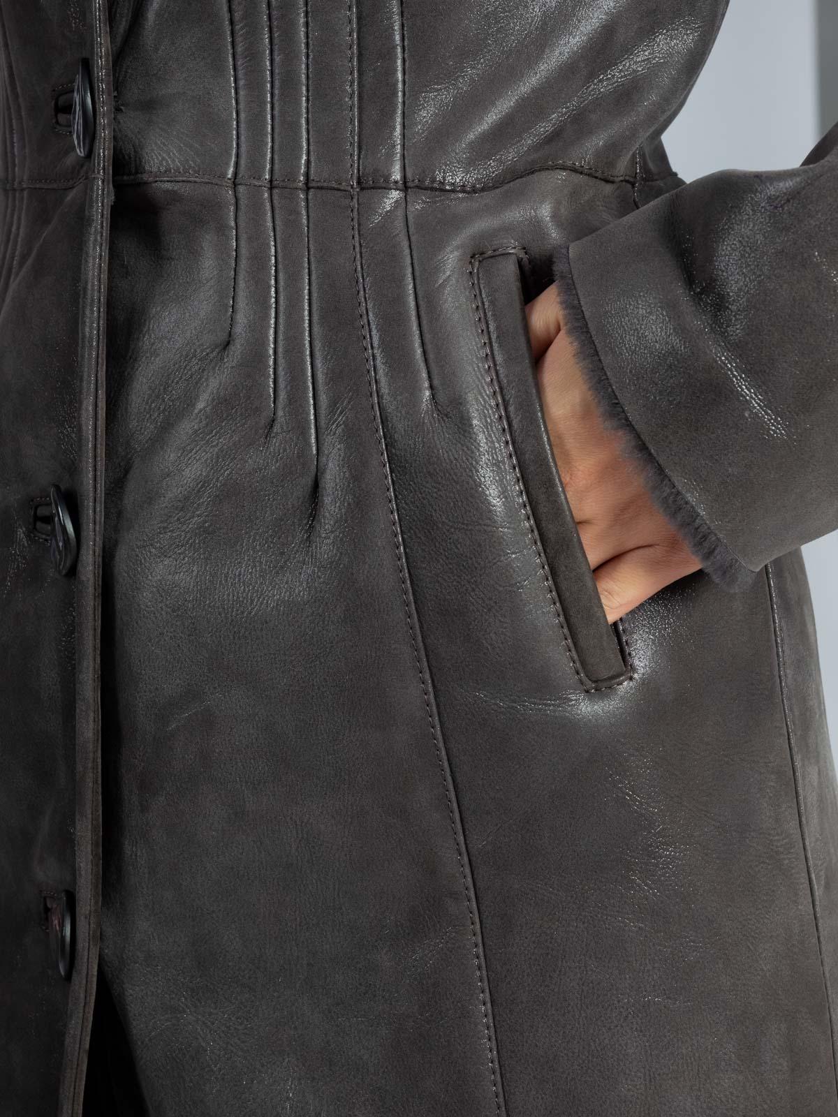 Дубленка женская из меха овчины AFM-KUNCHE 6