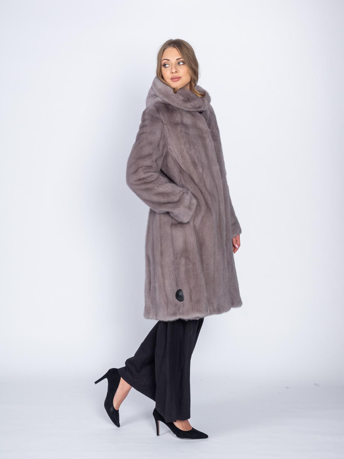 Шуба норковая женская Классика Балетка 