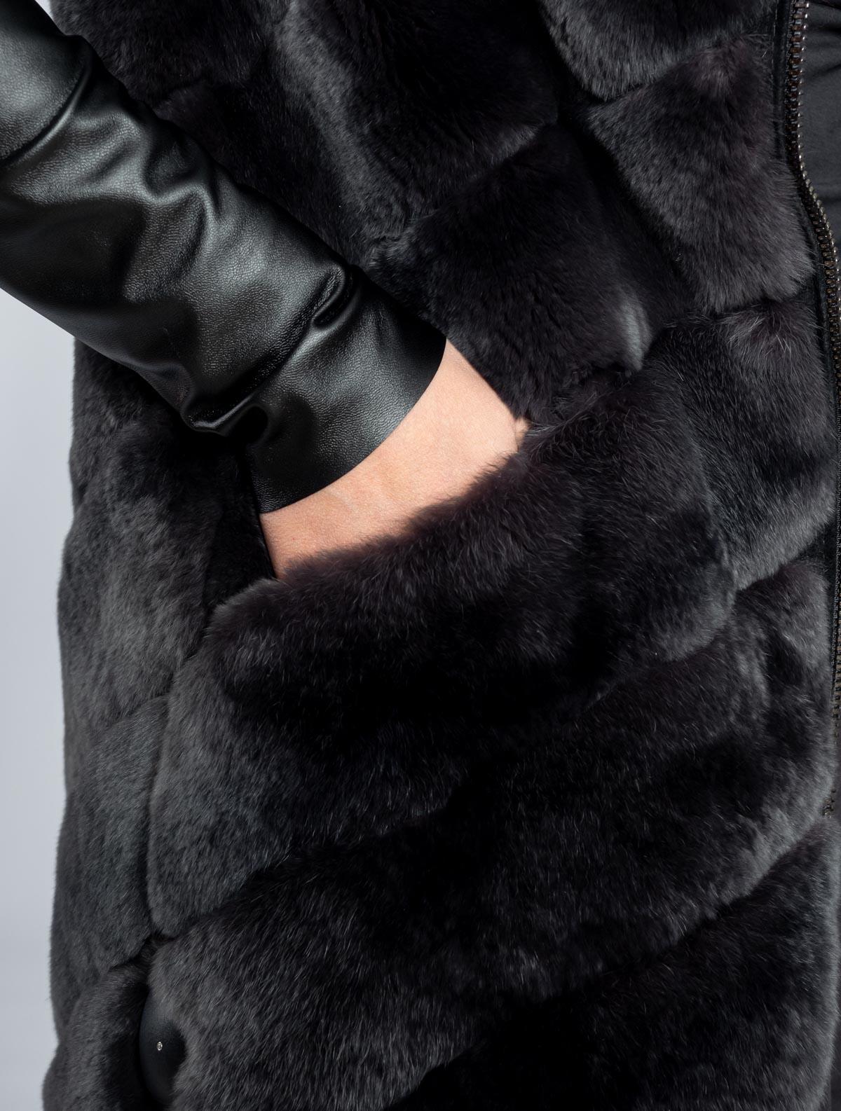 Жилет из меха из кролика Меха России 574