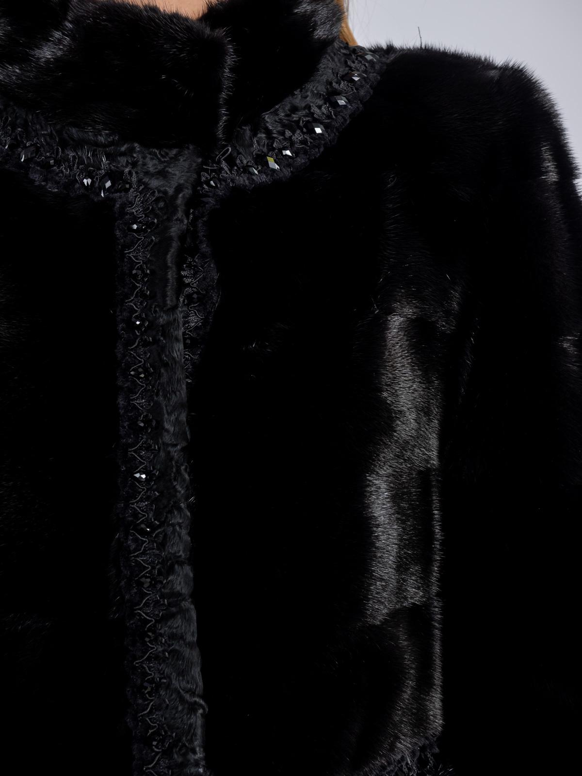 Шуба женская из меха норки Меховая Мода F153012 A