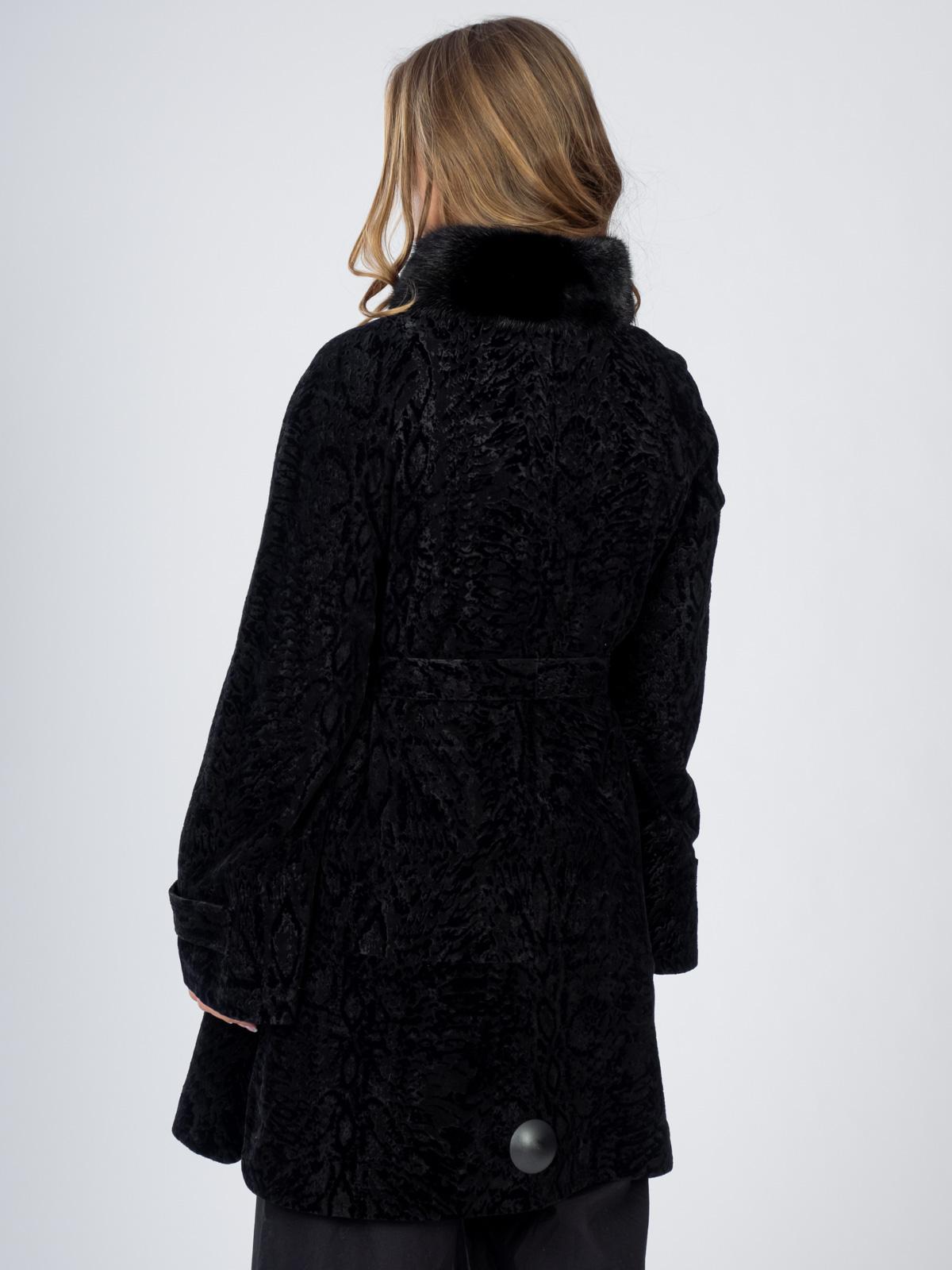 Пальто женское из  натуральной кожи Boni Pelle 22 Z 160-08