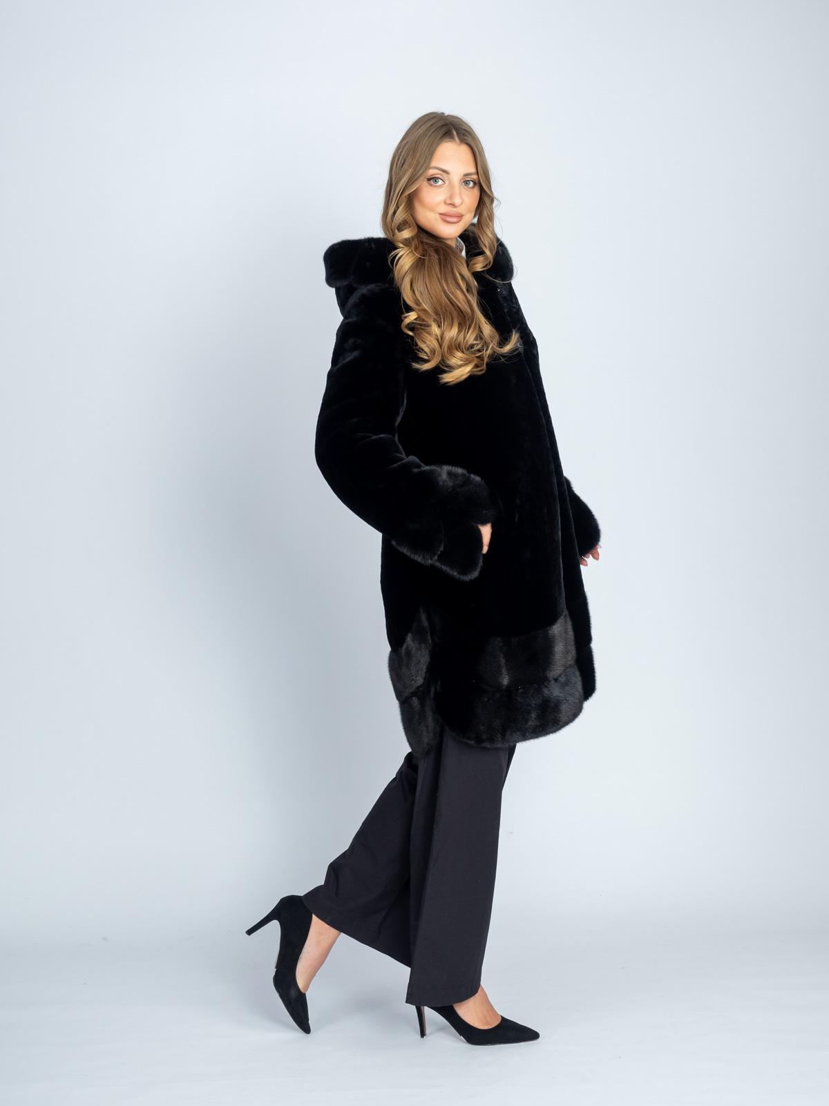 Шуба из меха овчины ADAM FURS Августа