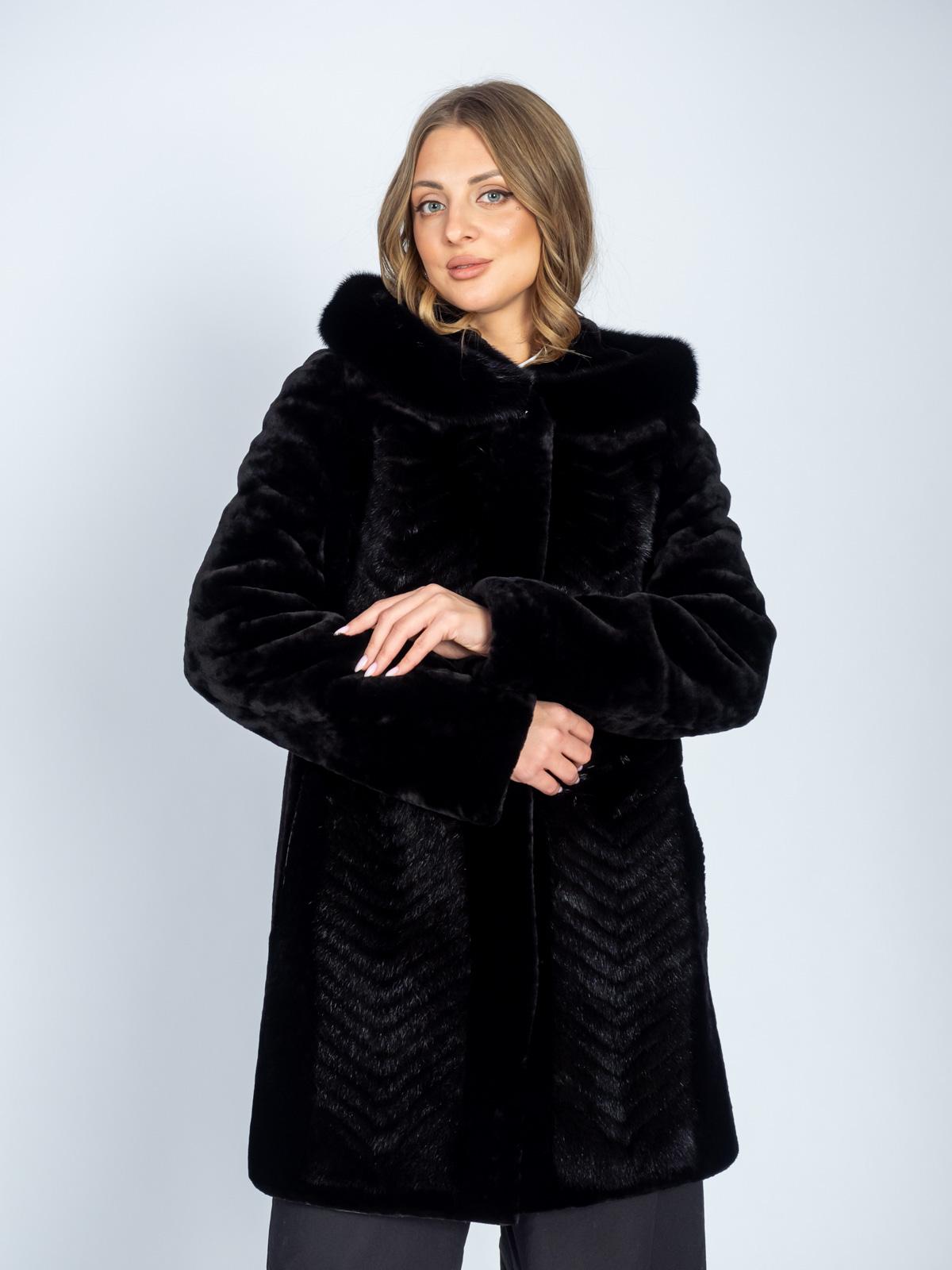 Шуба женская из меха овчины Даниэль С-904
