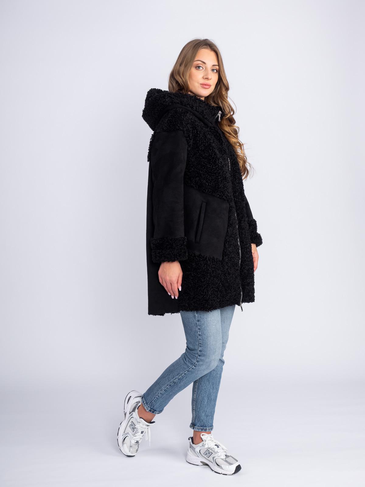 Шуба из эко-меха Дианель Меховой дом Э-138 W/P