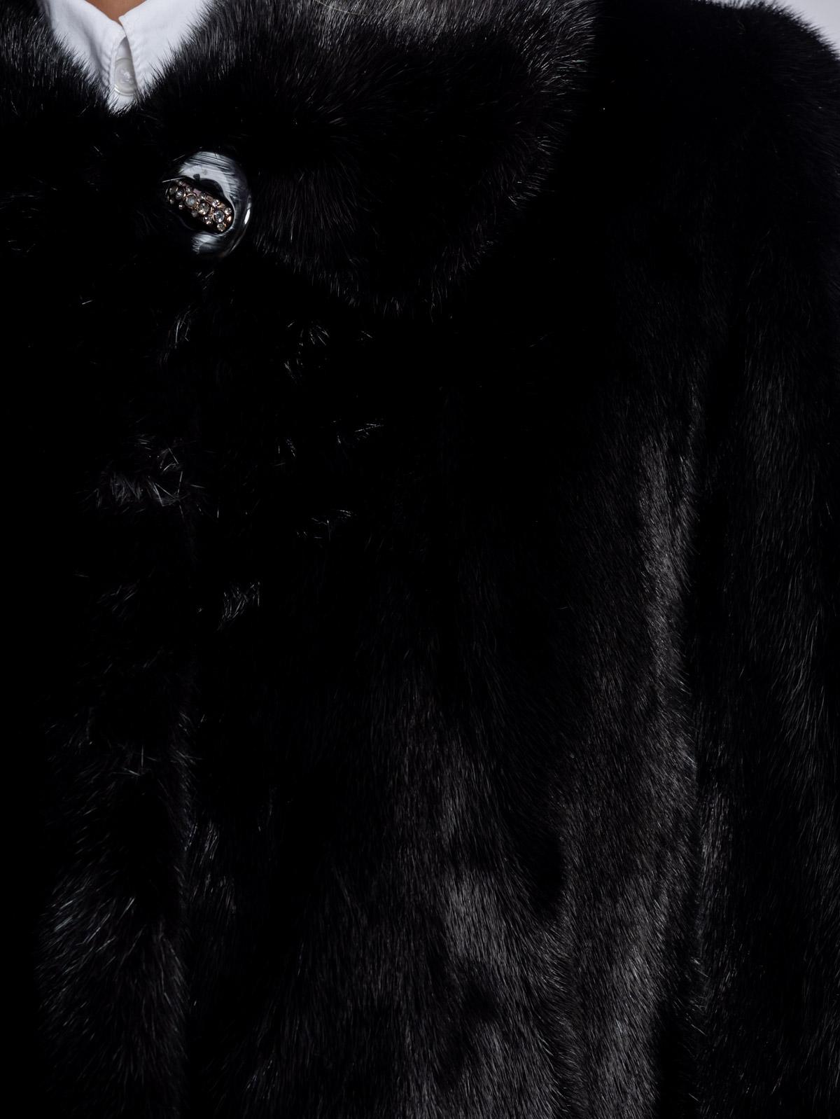 Шуба норковая женская Классика Трапеция роспуск 