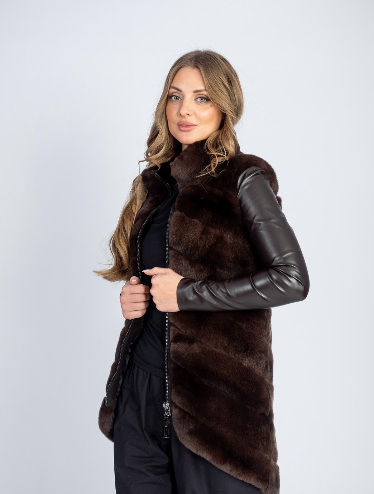 Жилет из меха кролика Меха России 574