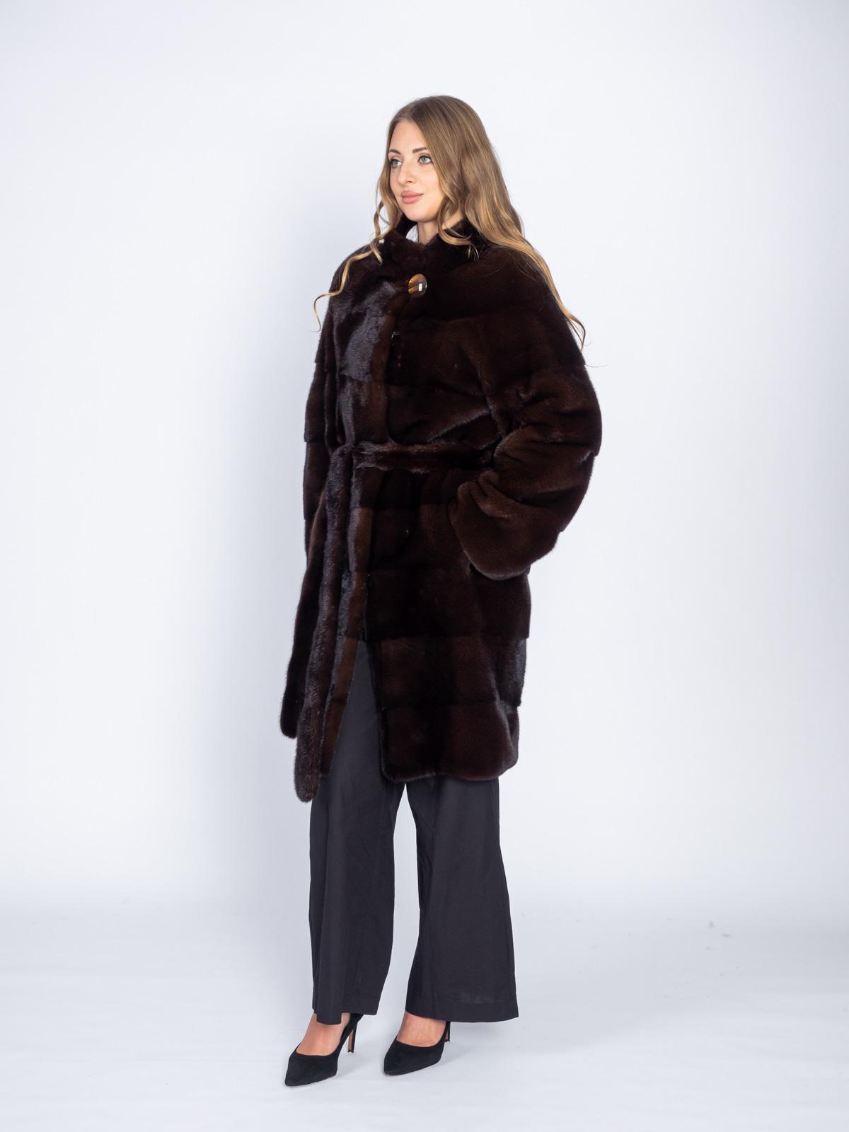 Шуба из меха норки Отрада 473
